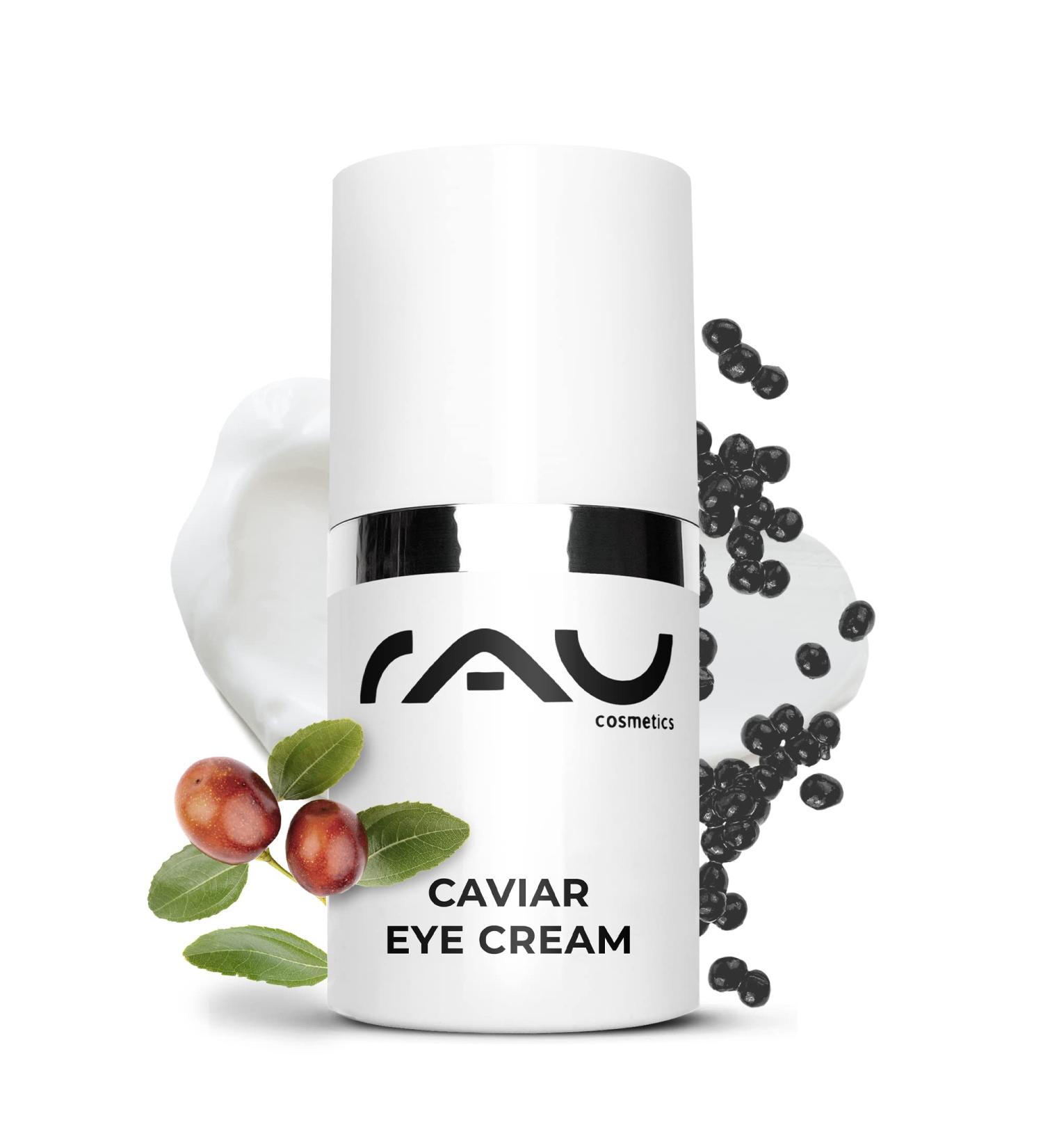 RAU Cosmetics Caviar Eye Cream 0.5 oz - Anti-Aging Eye Care with Palmitoyl Tripeptide-5 & Caviar | Intensive Wrinkle Treatment for Men & Women - Buy Online on GoSupps.com