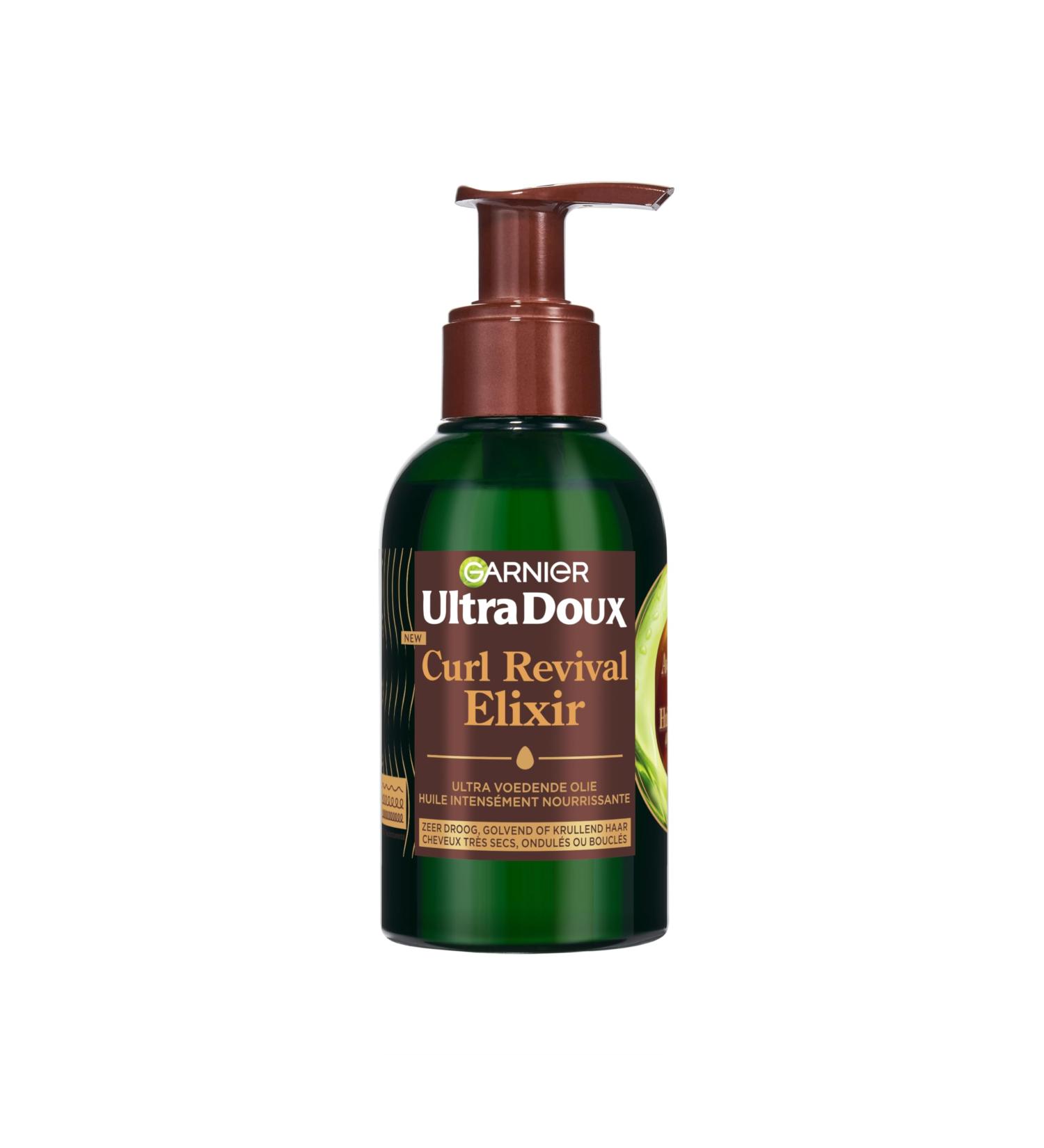 Garnier Elixir Garnier Ultra Doux Avocado Oil & Shea Butter - Intensely Nourishes - For Very Dry Wavy or Curly Hair - 120 ml