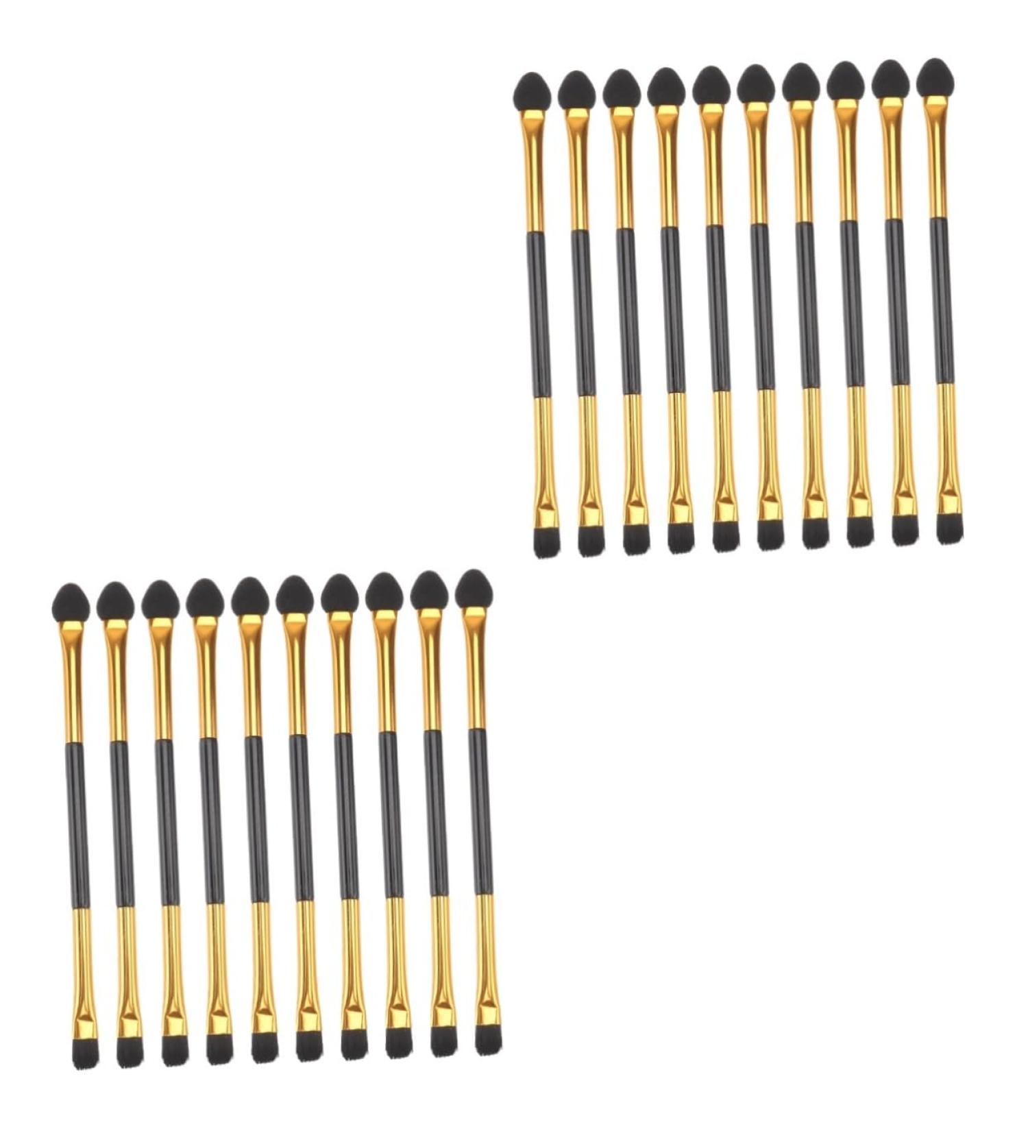 FRCOLOR 40 Pcs Double Ended Eyeshadow Brush Women s Suits Eyebrow Applicators Cosmetics Brush Travel Sponge - Buy Online on GoSupps.com