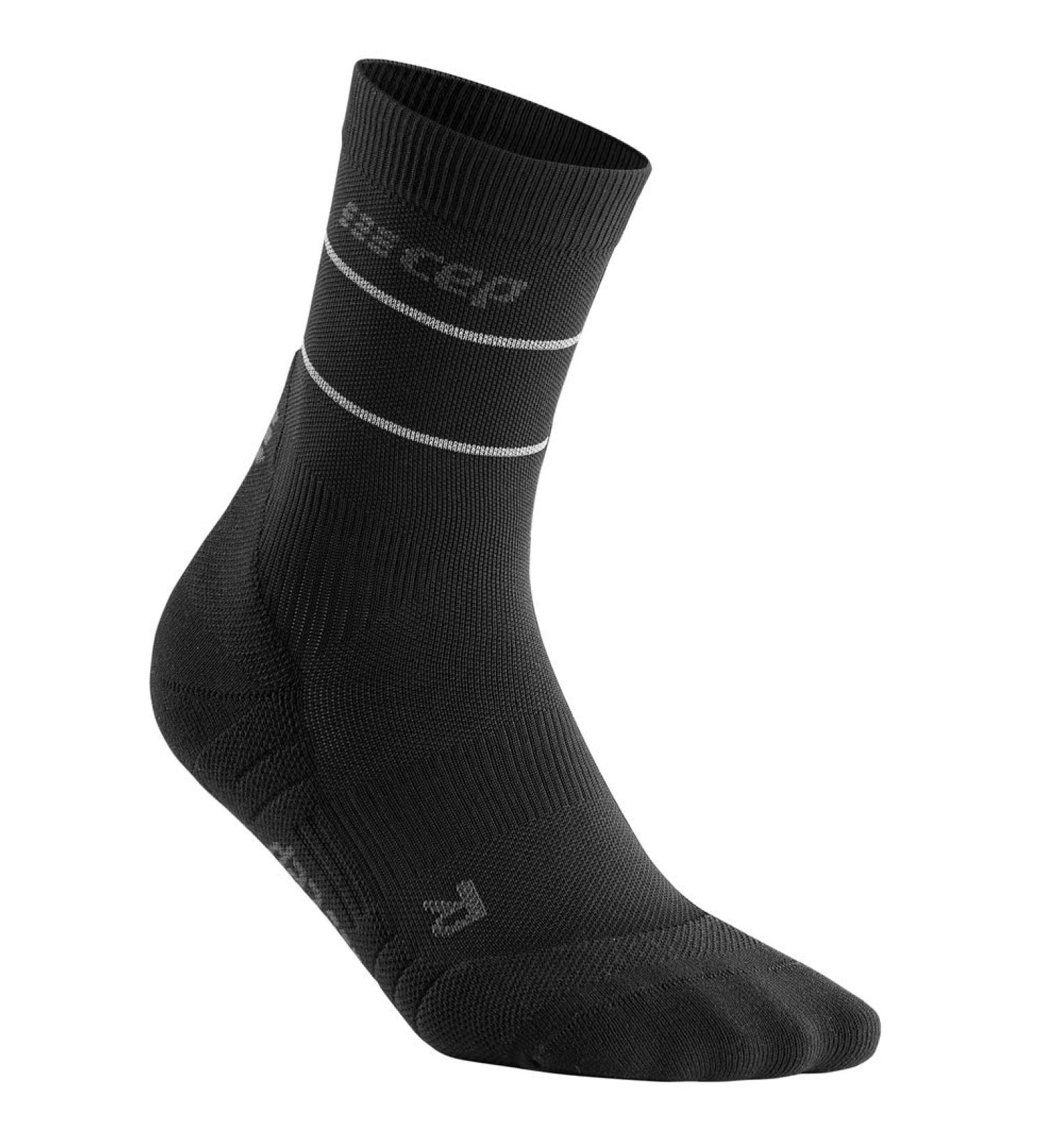 CEP Reflective Mid Cut Socks - Men's Medium Black - Buy Online on GoSupps.com