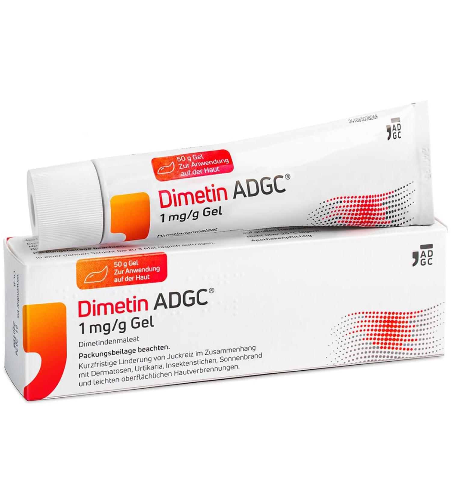Dimetin ADGC 50G - Fast Relief for Insect Bites Sunburn & Hives | Fragrance-Free & Dye-Free | 50 Pieces - International Shipping - Buy Online on GoSupps.com