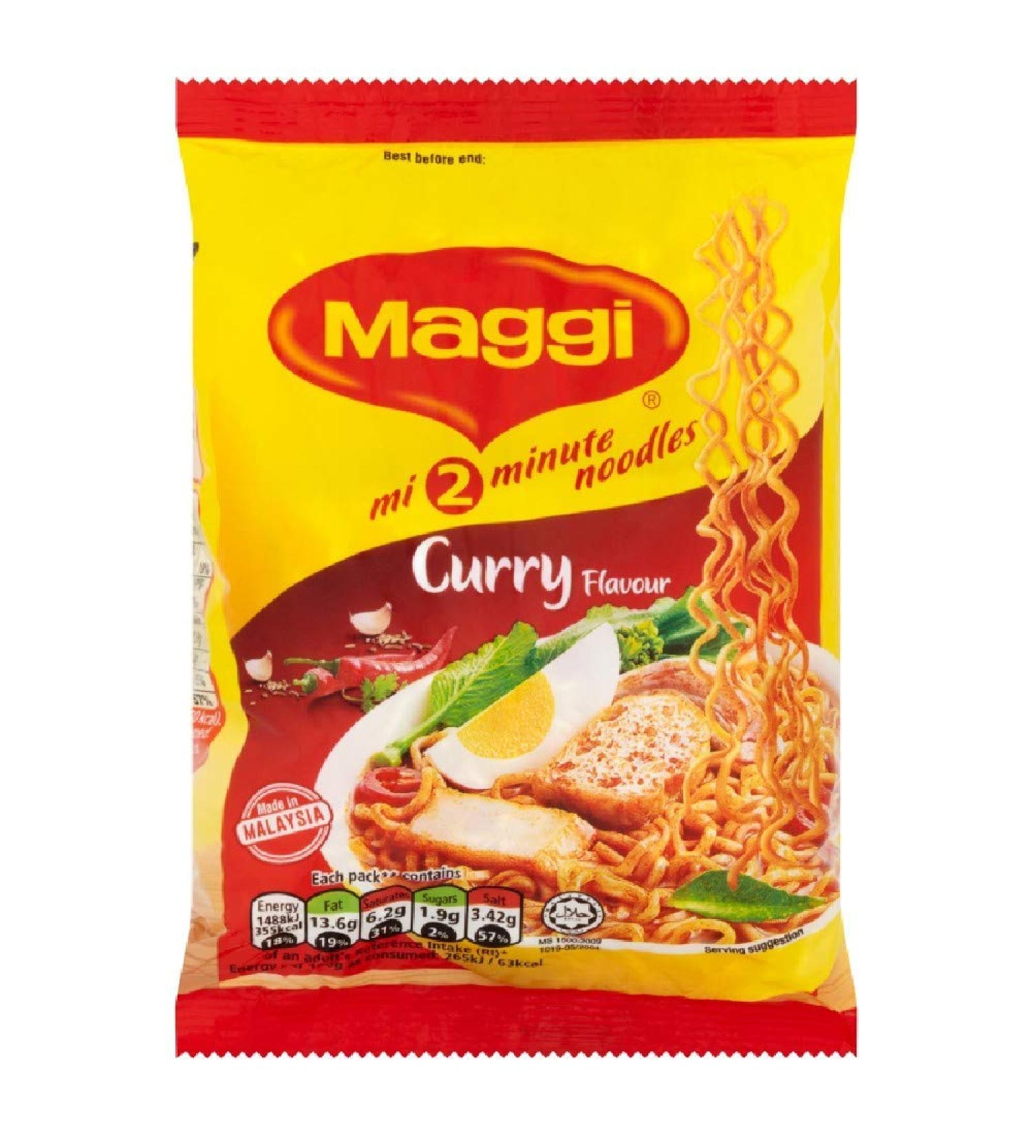  Maggi Maggi Instant Noodles Curry Flavour - 79G - Buy Online on GoSupps.com