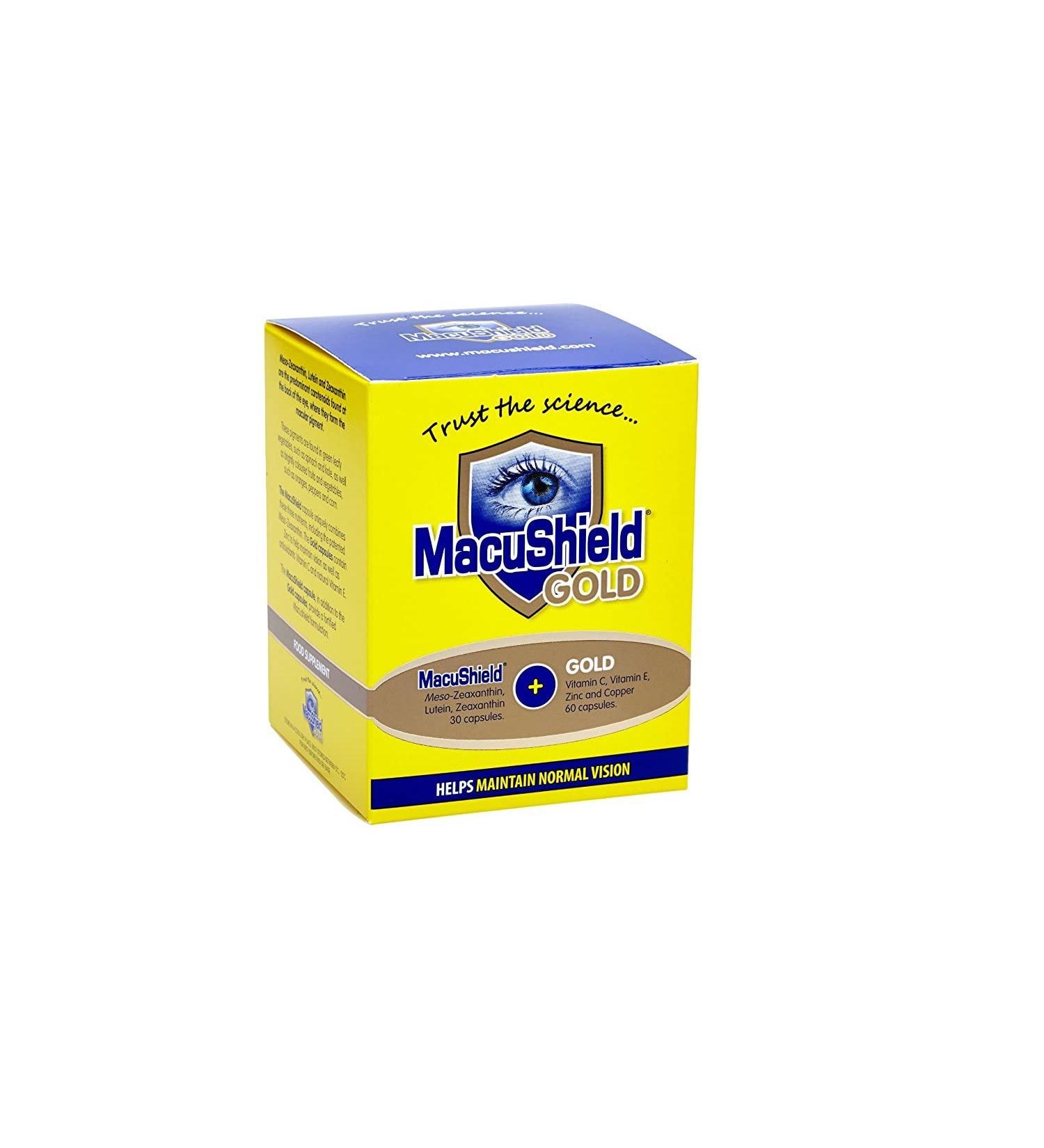 Macushield Gold Value Triple Pack - Food Supplement for Eye Health