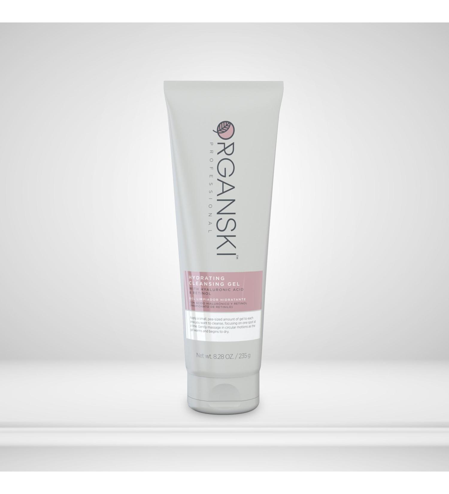 Organski Professional Hydrating Cleansing Gel 235g | Deep Hydration Gentle Exfoliation & Skin Renewal