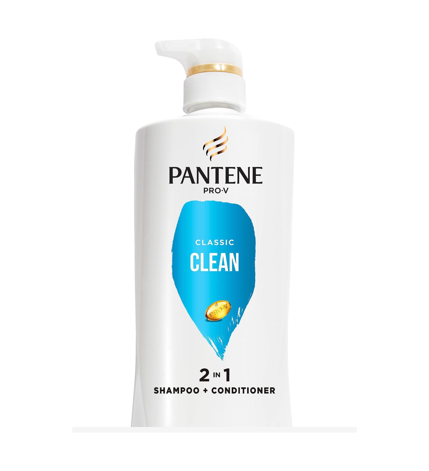 Buy Pantene PRO-V Classic Clean 2in1 Shampoo + Conditioner 17.9oz - Nourish Your Hair Globally with Fast Shipping - Buy Online on GoSupps.com