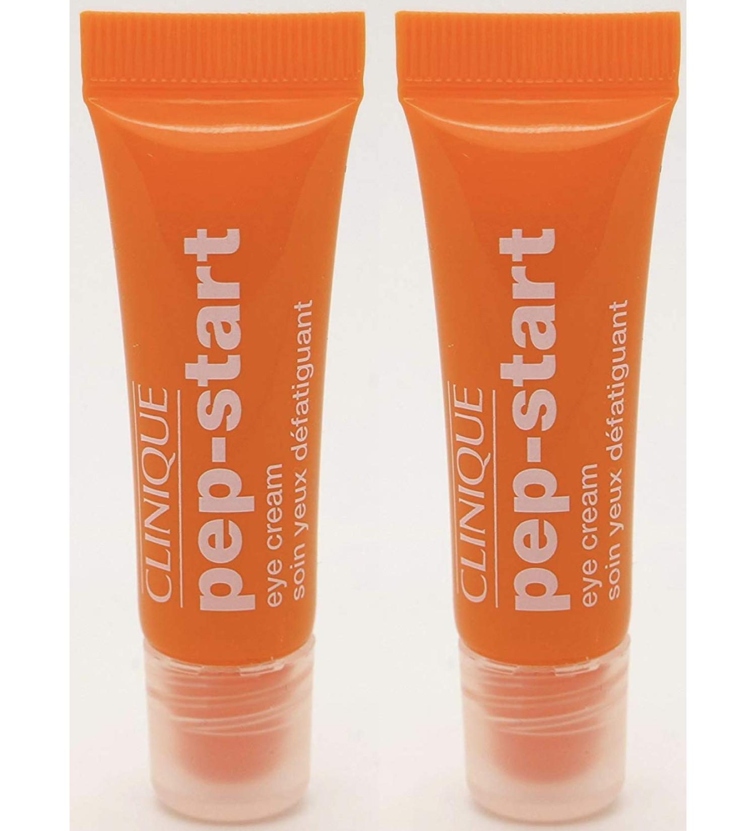 Lot of 2X Clinique Pep Start Eye Cream Travel Size 7ml each total 14ml