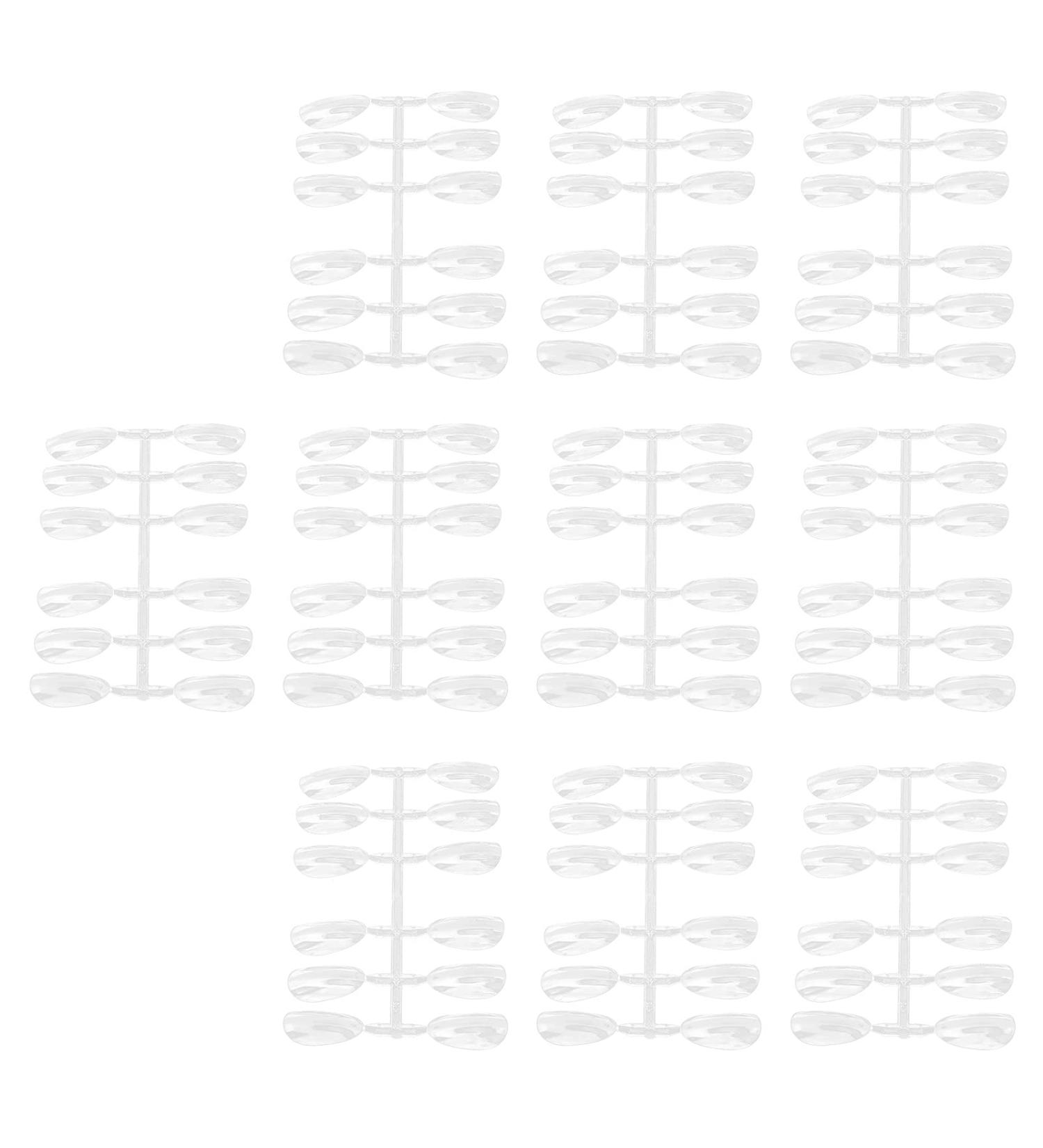 120pcs Transparent Nail Swatch Sticks - Nail Art Display Chart for Studios & Color Tips - Buy Online on GoSupps.com