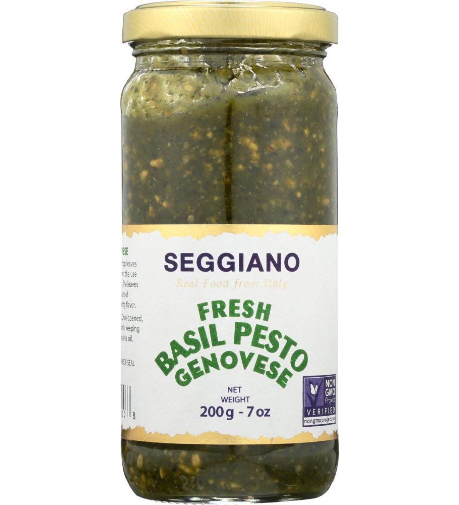 Seggiano Raw Basil Pesto Genovese 7 Oz - Pack of 6 - Buy Online on GoSupps.com