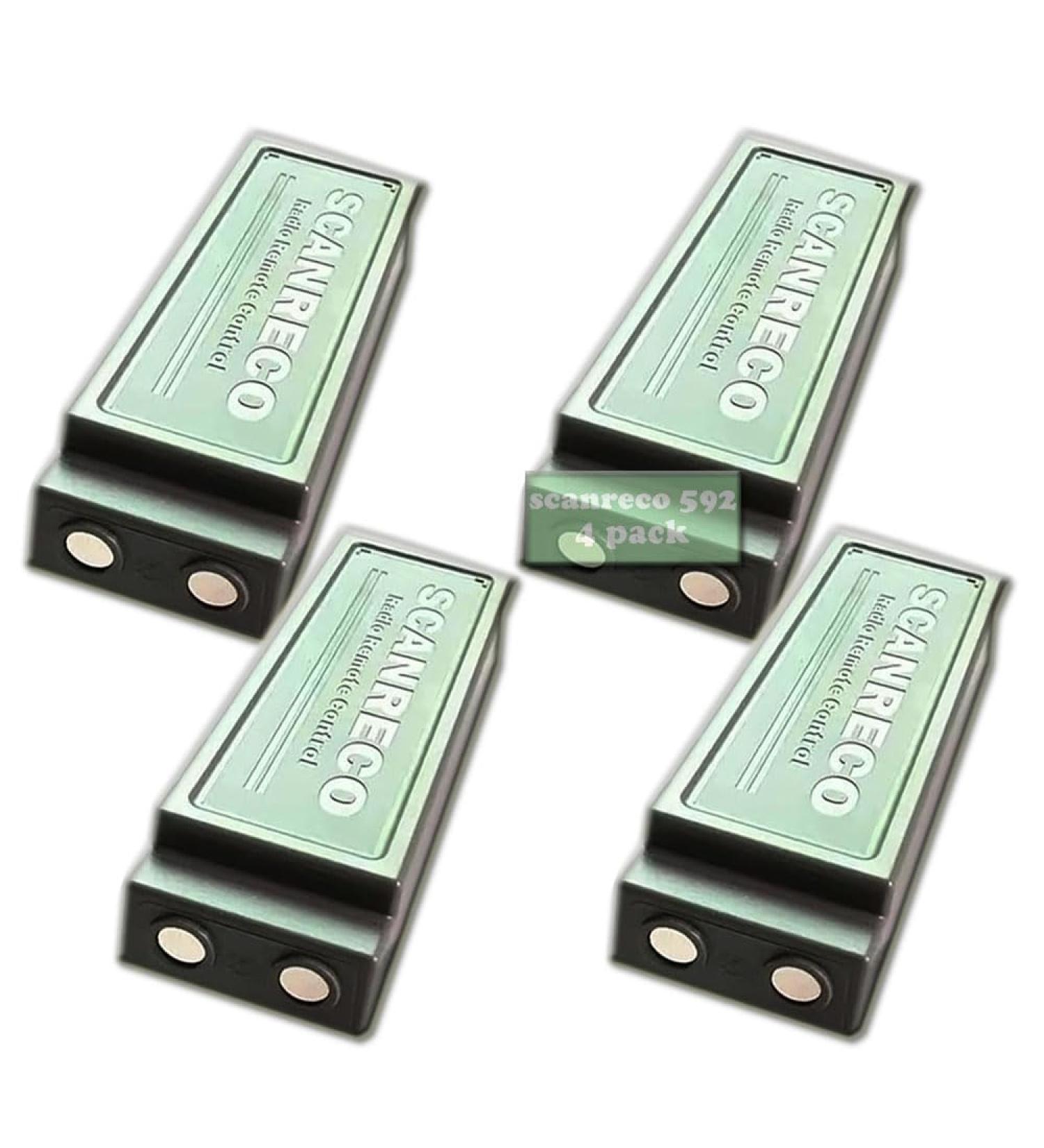 4 Pack 2000mAh 7.2V NiMH Battery - Compatible Replacement for Scanreco 590 592 960 & More | International Shipping - Buy Online on GoSupps.com
