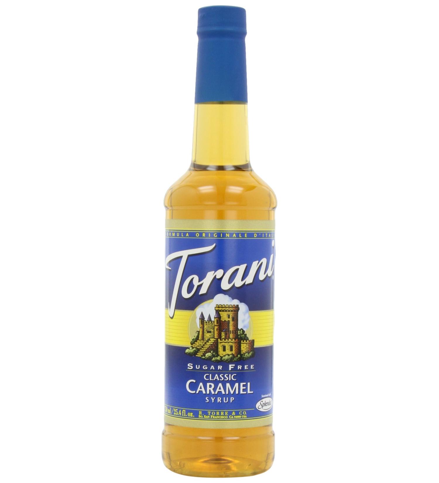 Torani Sugar-Free Syrup Classic Caramel 25.4-Ounce Bottle by Torani - Buy Online on GoSupps.com