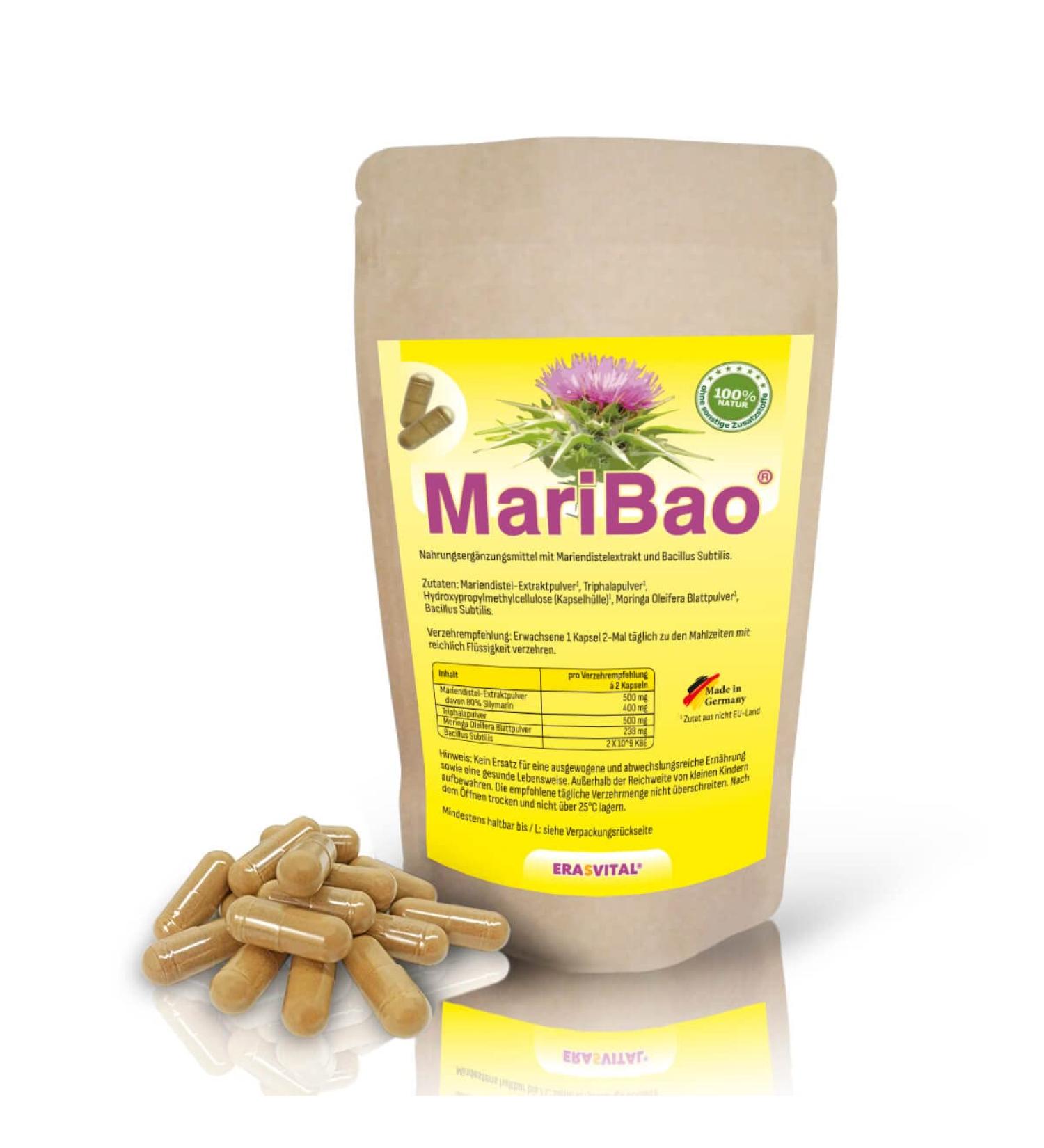 Liver Treatment 60 Capsules with Milk Thistle Extract Triphala and Bacillus Sutbtilis. Vegan. Pure Active Ingredients Without additives. - Buy Online on GoSupps.com