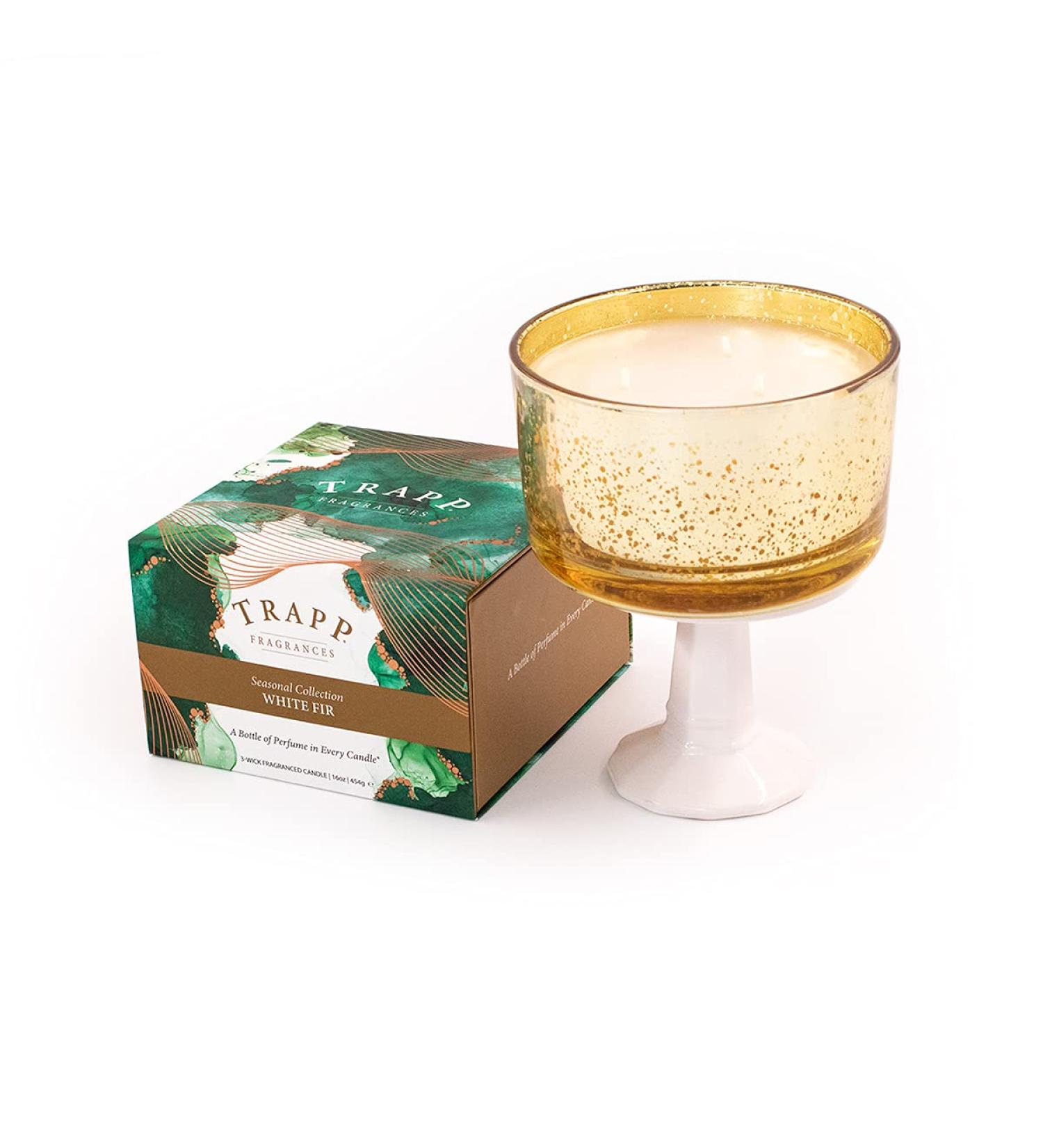 Trapp Seasonal Candle White Fir - 16oz Luxury 3-Wick Candle | Fresh Scent - 70 Hours Burn Time | Shop Internationally - Buy Online on GoSupps.com