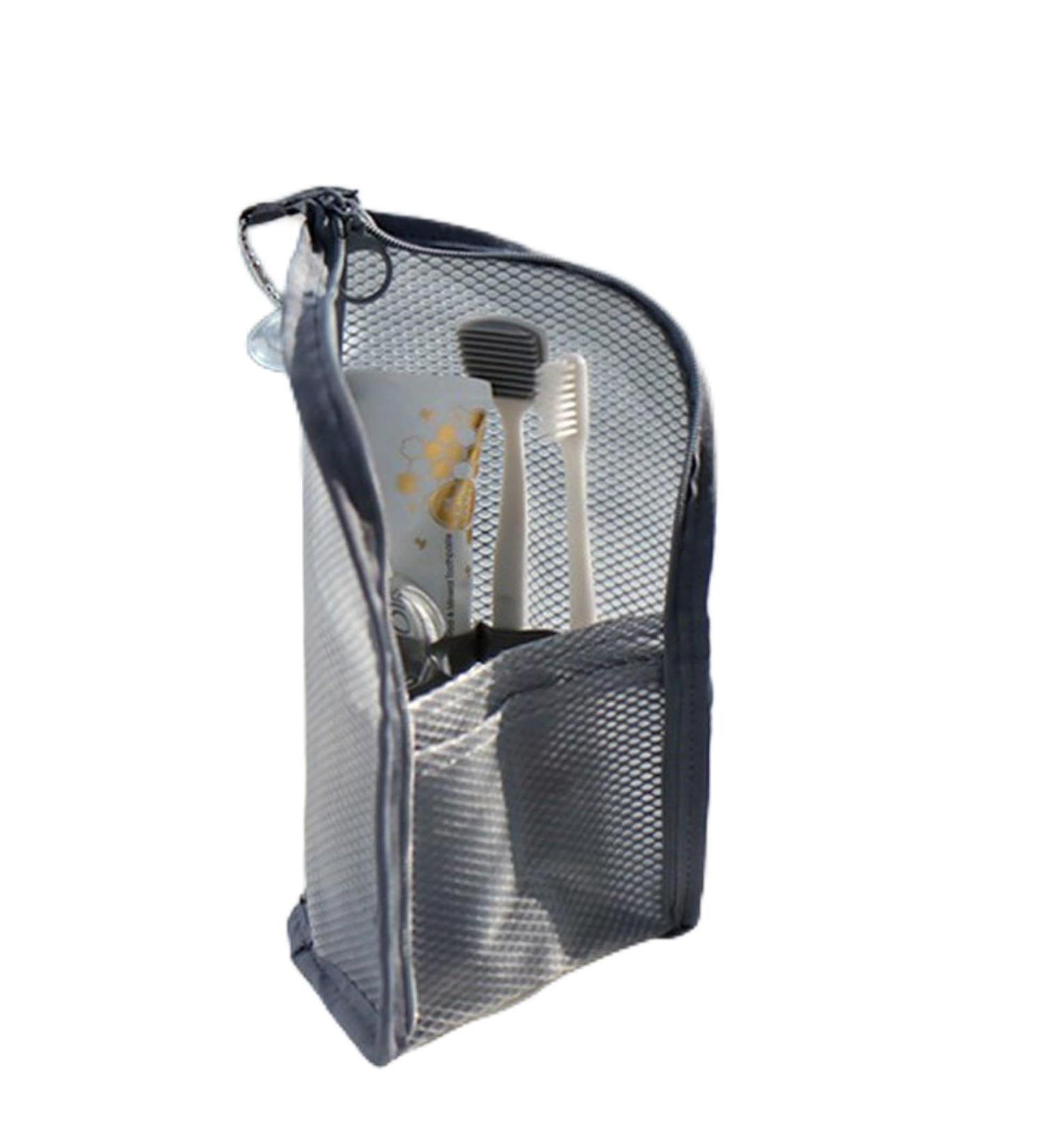 Yawdil Travel Toothbrush Bags | Waterproof Stand-Up Organizer for Toiletries & Brushes - Ideal Travel Storage Solution - Buy Online on GoSupps.com