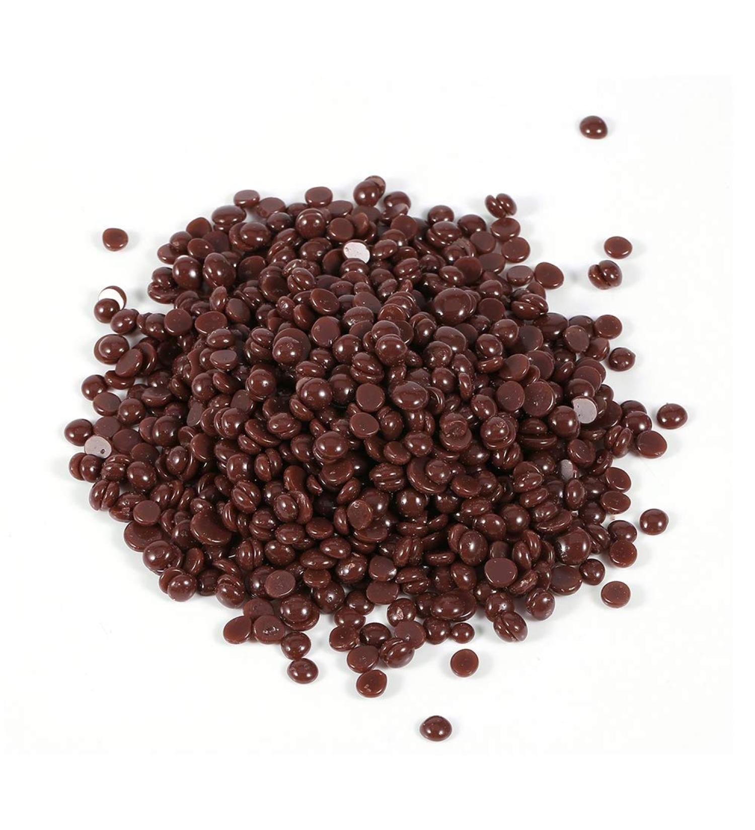 100g Hard Wax Beans for Hair Removal - Chocolate Wax for Body Arm Bikini Back & Breast - Unisex Waxing Solution - Buy Online on GoSupps.com
