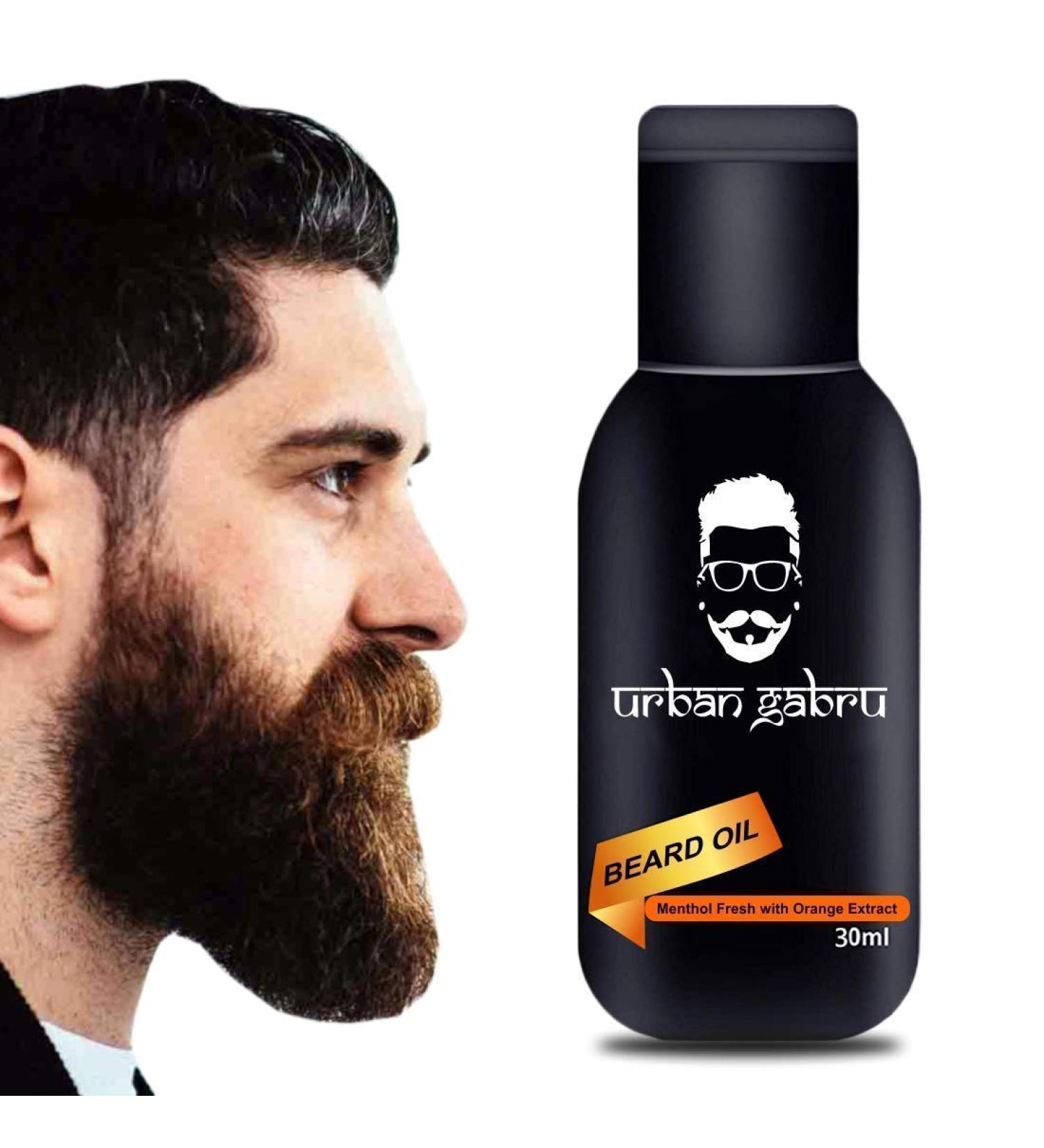 Buy UrbanGabru Beard Oil - 30 ml | Nourish & Style Your Beard | International Shipping Available - Buy Online on GoSupps.com