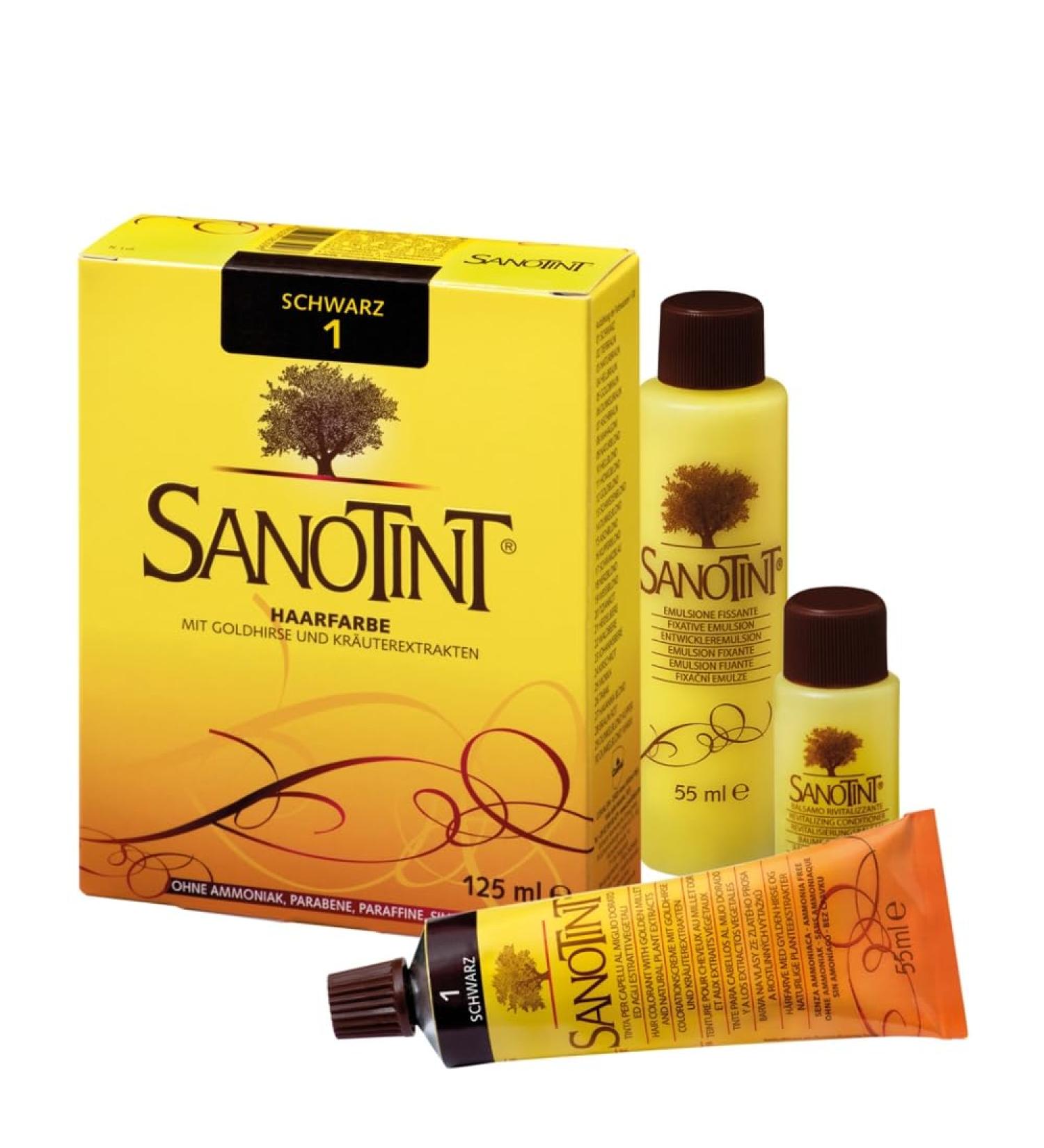Sanotint - Sanotint: 01 Black - 125 Ml - Buy Online on GoSupps.com