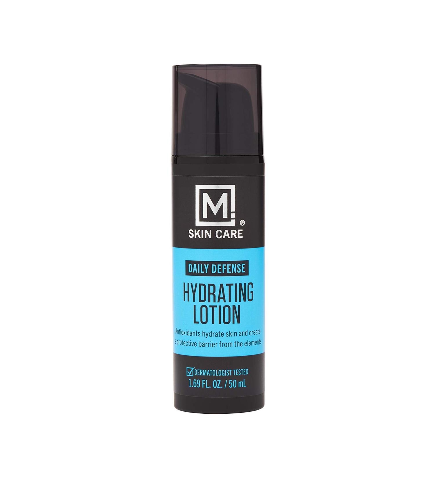 M. Skin Care Men's Daily Defense Hydrating Lotion - Lightweight Cruelty-Free Moisturizer - Paraben Free for All Skin Types - Buy Online on GoSupps.com