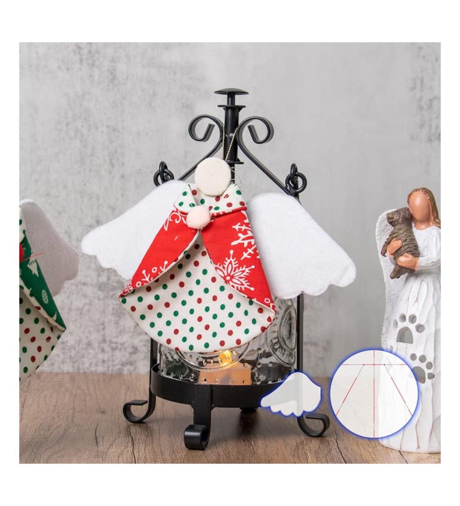 Christmas Angel Sewing Template - Clear & Reusable 6 Inch | Perfect for Holiday Crafts & New Year Projects - Buy Online on GoSupps.com