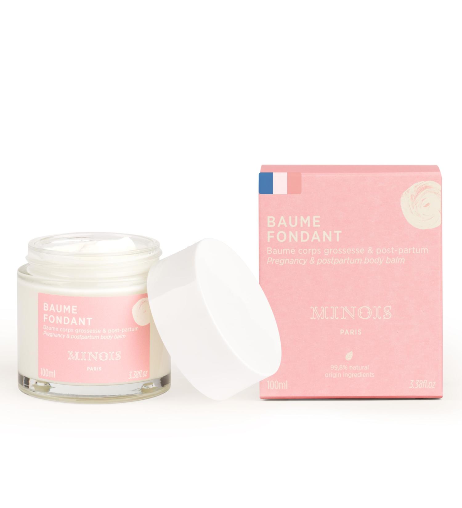 MINOIS PARIS Firming Belly Balm 99.8% Natural Pregnancy Stretch Mark Cream Belly Butter for Pregnancy & Postpartum Hydrating Firming Gentle Care Made in France 3.4 fl oz - Buy Online on GoSupps.com