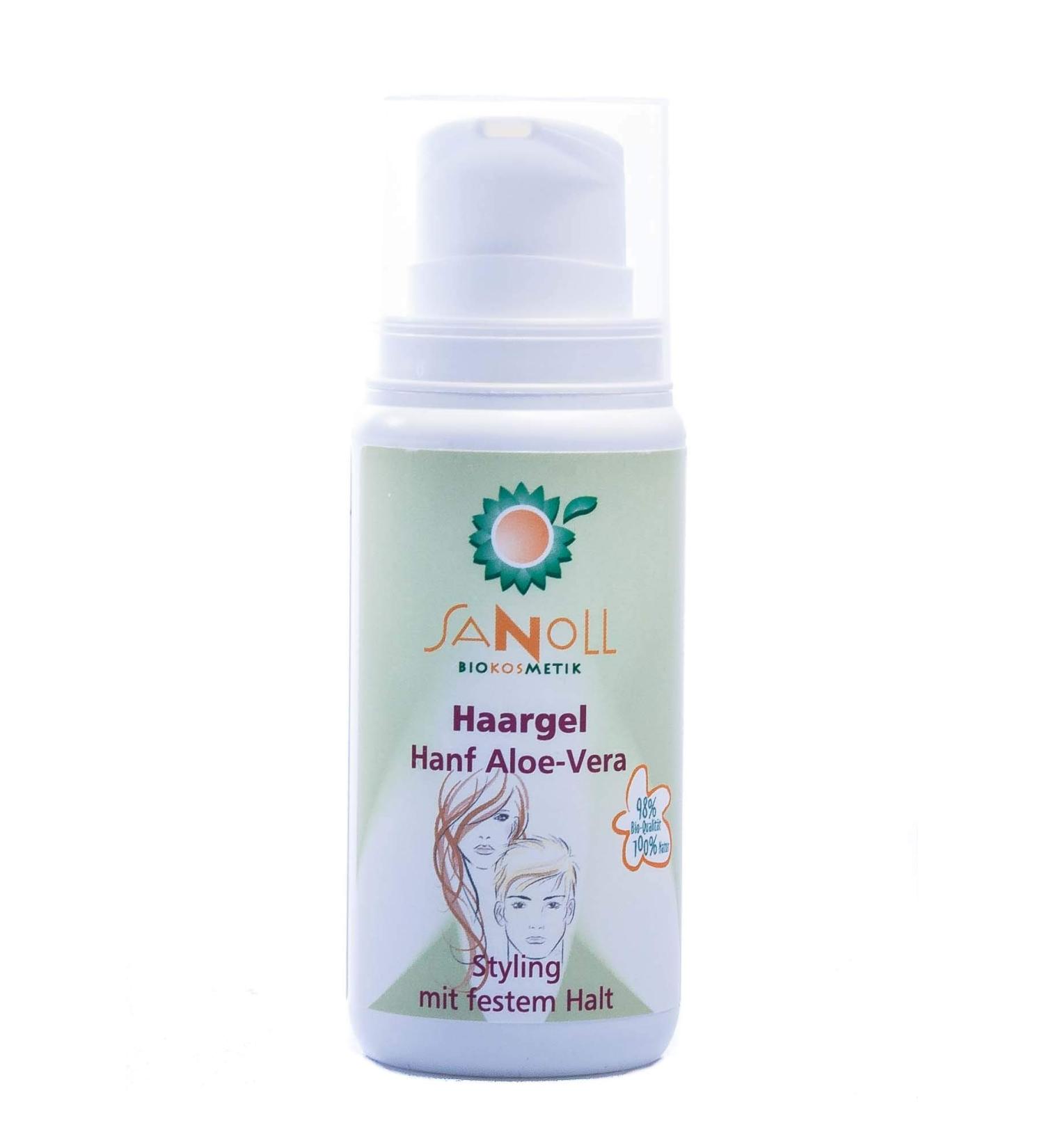 Organic Hemp Aloe Vera Styling Gel 100ml in Airless Dispenser - Buy Online on GoSupps.com