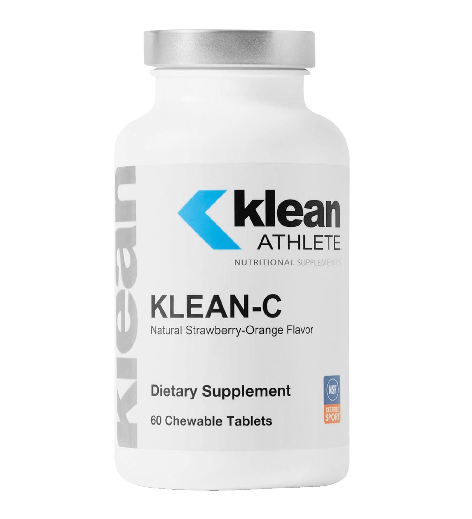 Klean ATHLETE Klean-C | Immune & Connective Tissue Support for Athletes | 60 Chewable Tablets - Buy Online on GoSupps.com
