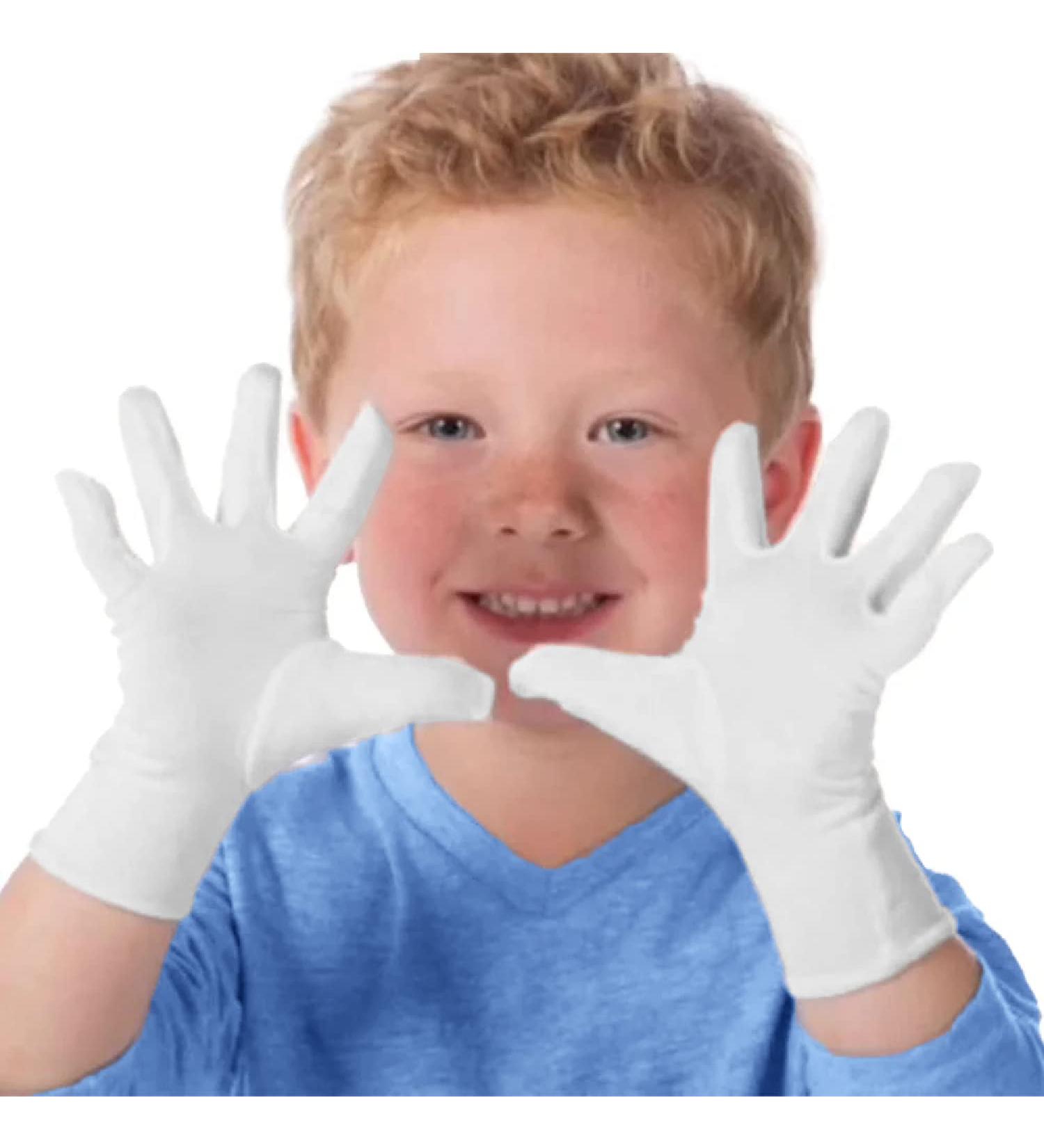 Granberg Ultra-Soft Bamboo Eczema Gloves for Kids (3-4 Years) - Eco-Friendly, Non-Itch Clothing for Children with Eczema - Zinc and Dye-Free - Buy Online on GoSupps.com