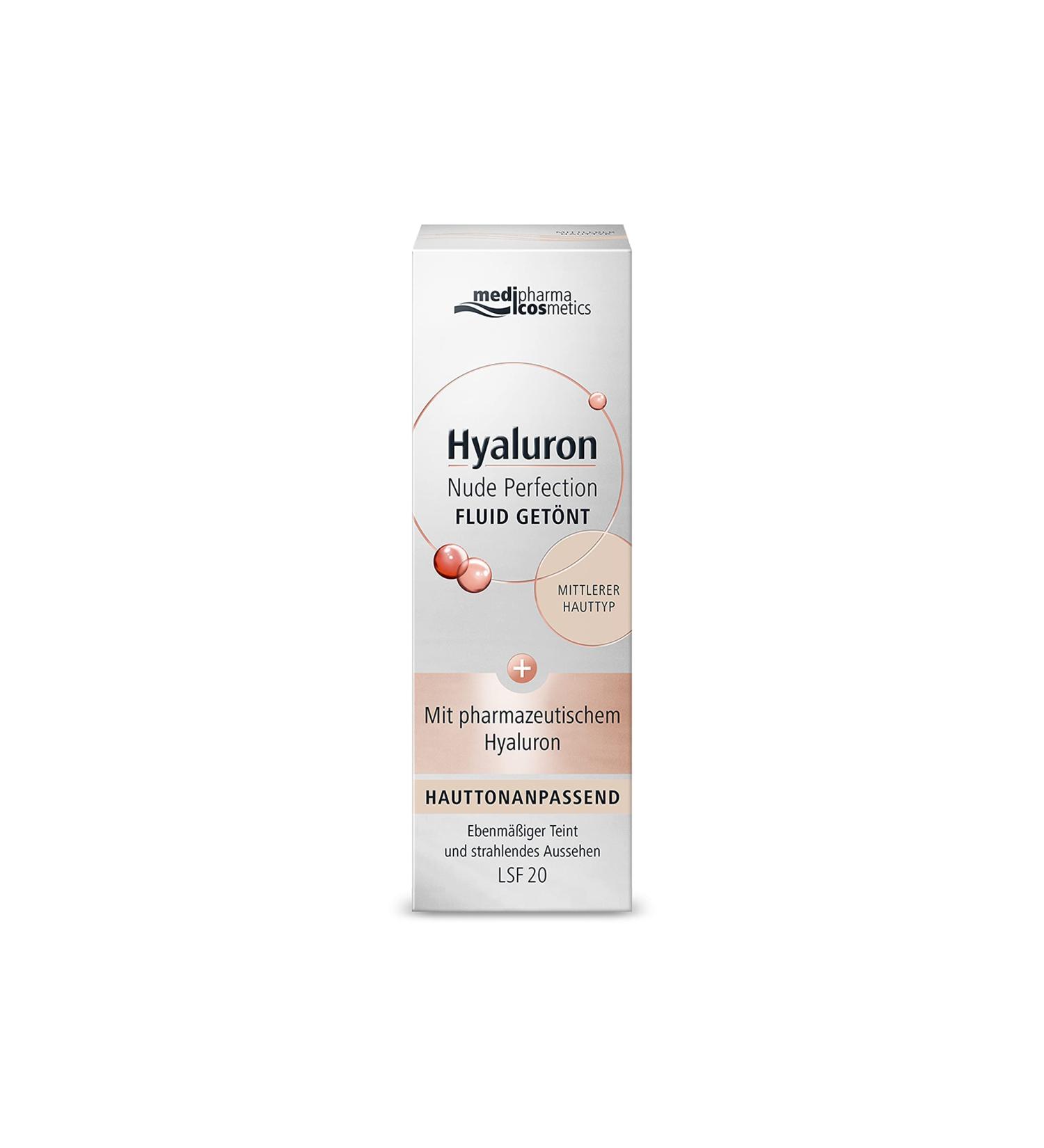 HYALURON NUDE Perfect Fluid Tinted 80g - Moisturizing SPF 20 | International Shipping Available - Buy Online on GoSupps.com