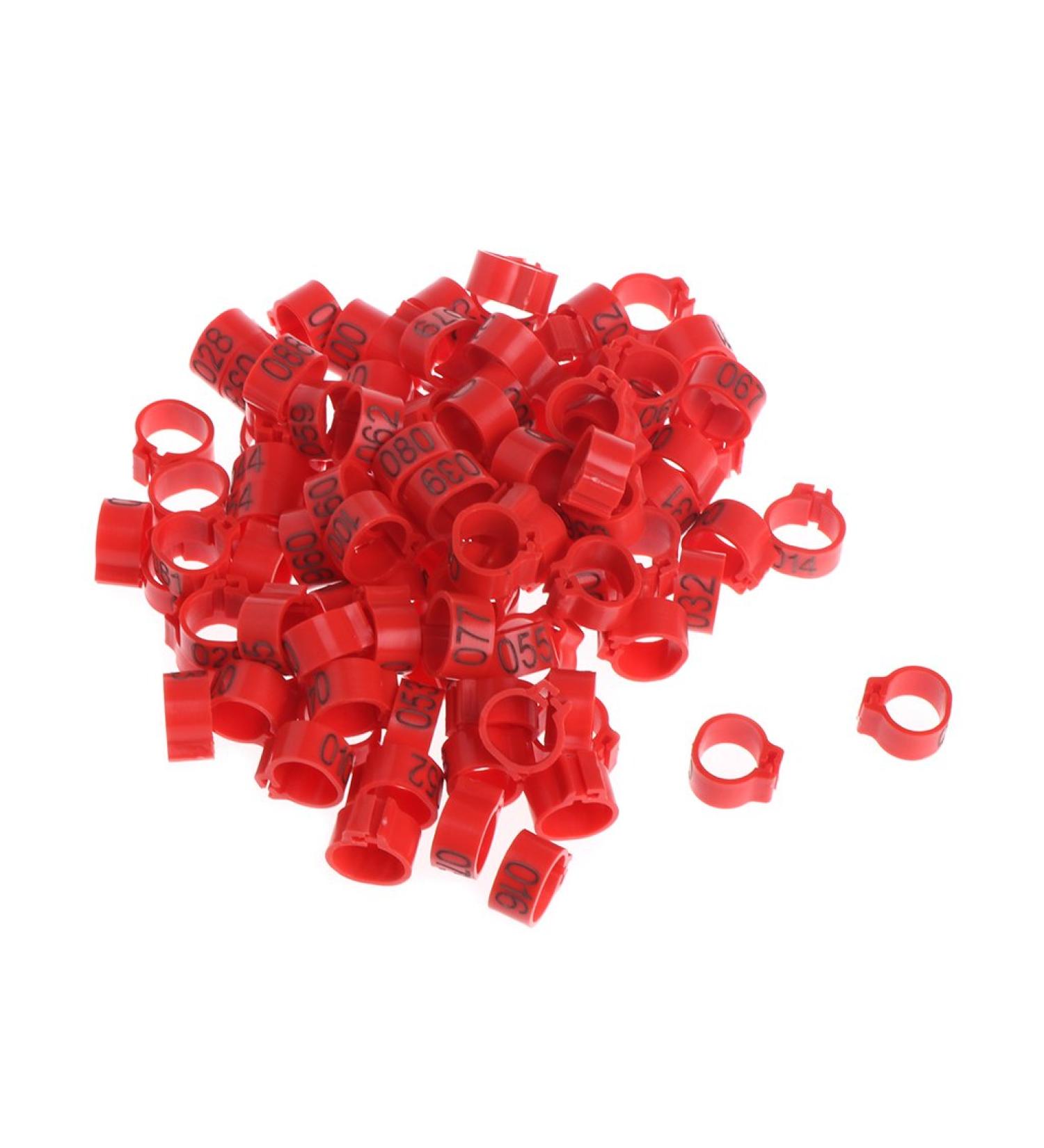 Yanhonin 100pcs 10mm Pigeon Training Bird Bands - Red Identify Rings for International Shipping - Buy Online on GoSupps.com