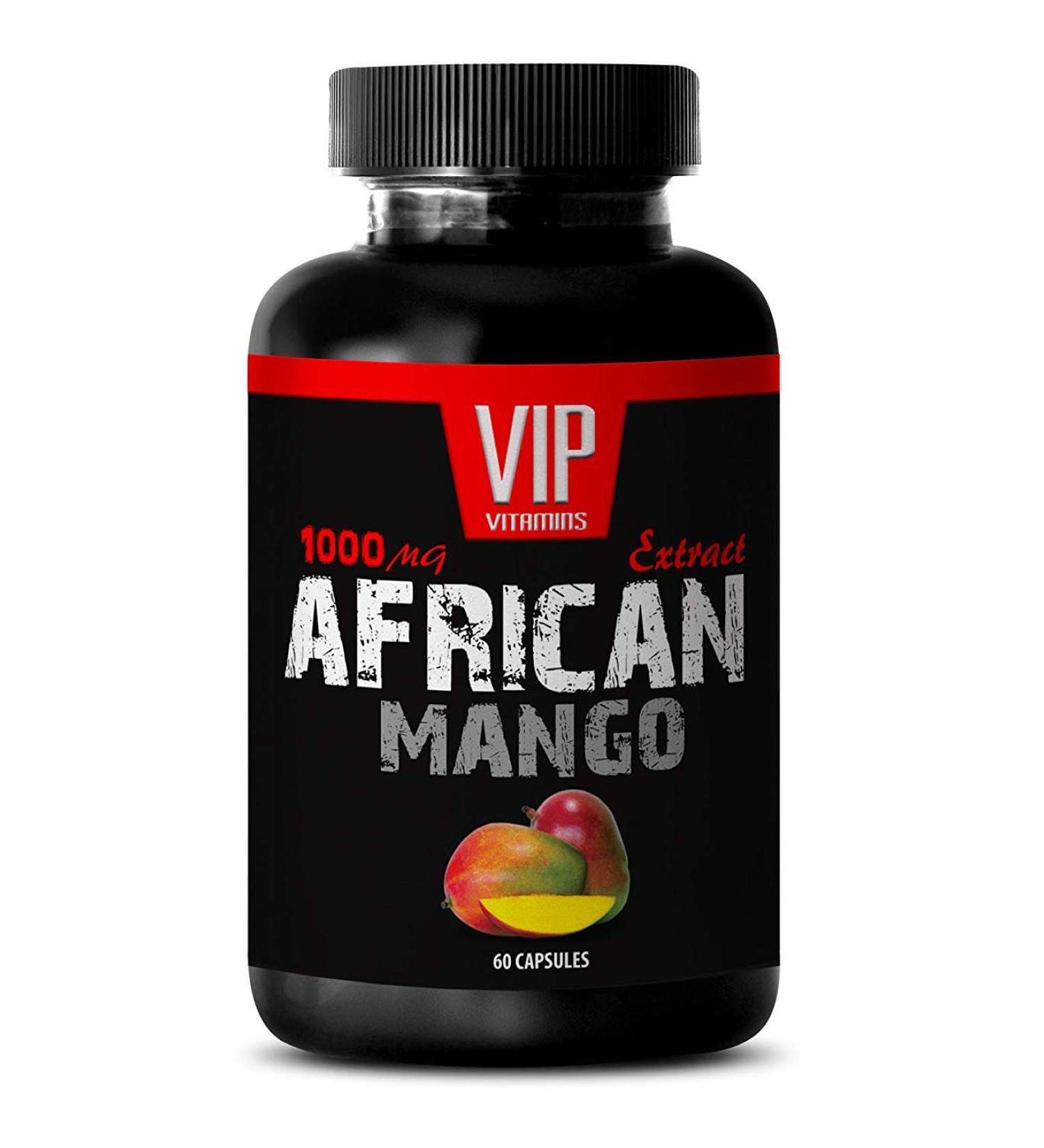 MANGO African Seed Extract 1000mg 4:1 - Weight Loss Supplement - Irvingia Gabonensis - 60 Capsules - Buy Online on GoSupps.com