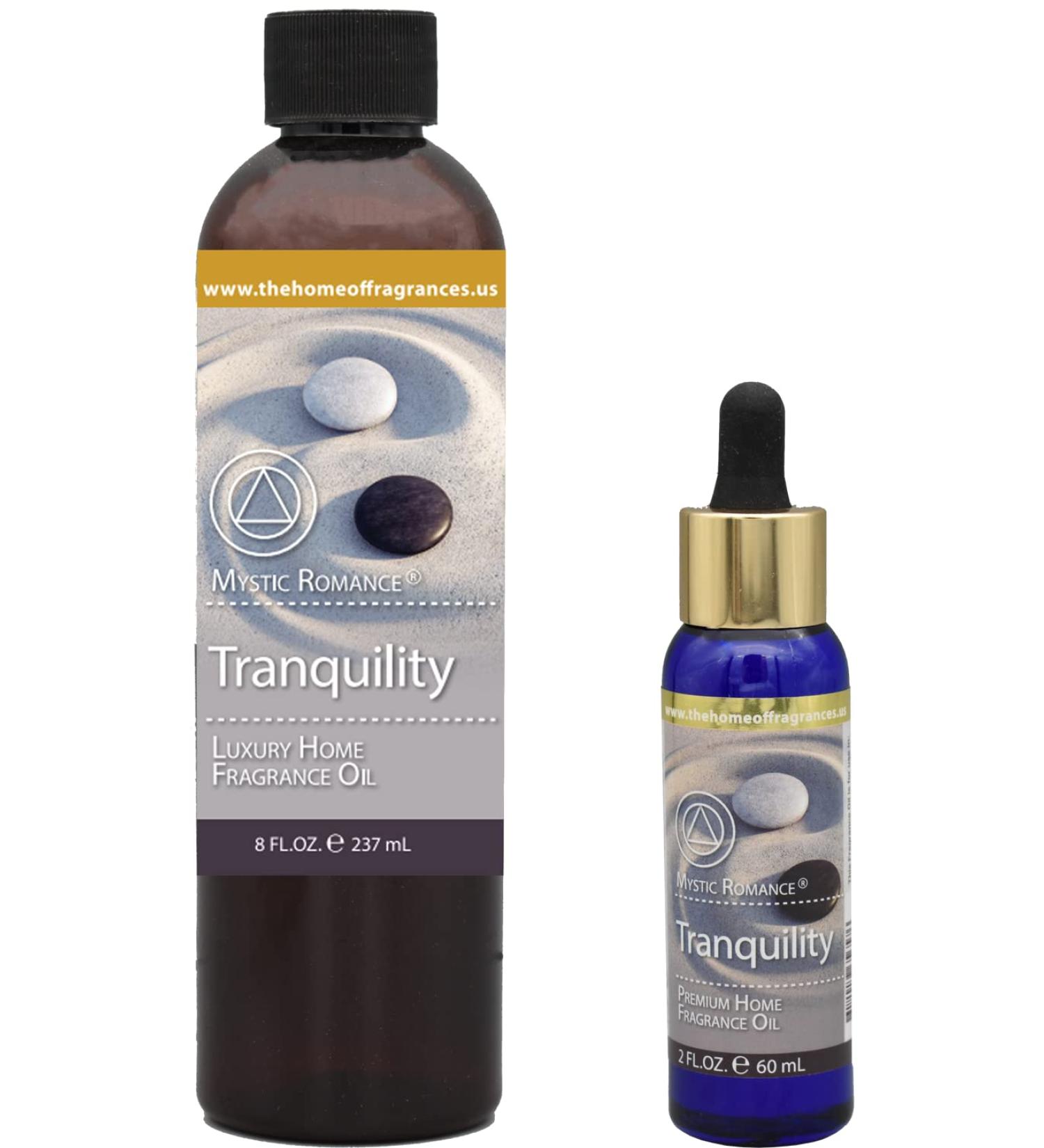 The Home of Fragrances - Set of 2 Bottles of Fragrance Oils - 2oz & 8oz (Tranquility)