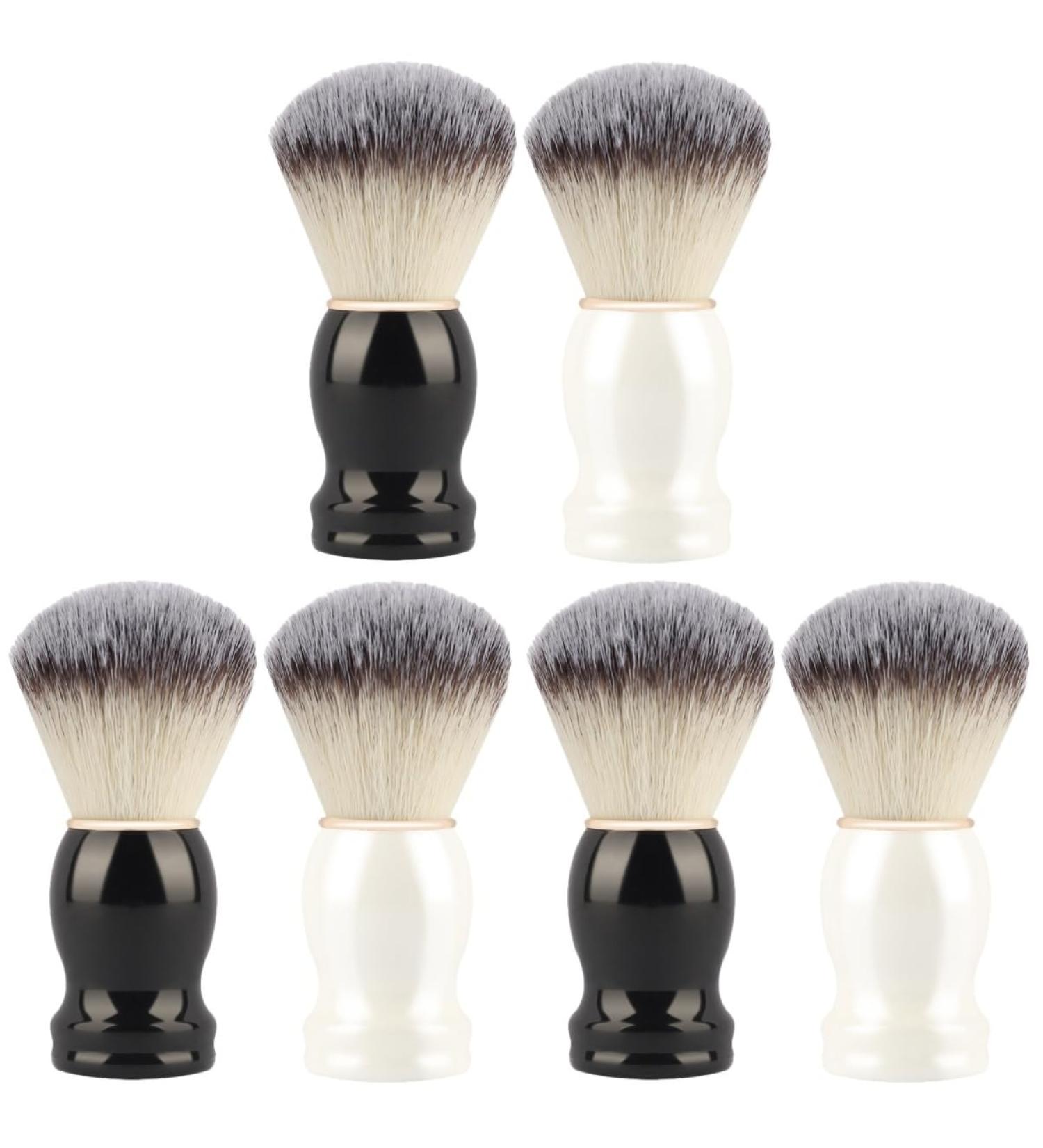IPetBoom 6-Piece Manual Shaving Brush Set - Soft Fur Razor Brush Tools for Salon & Home Care - Ideal for Beards & Hairdressing - Durable & Easy to Clean - Buy Online on GoSupps.com