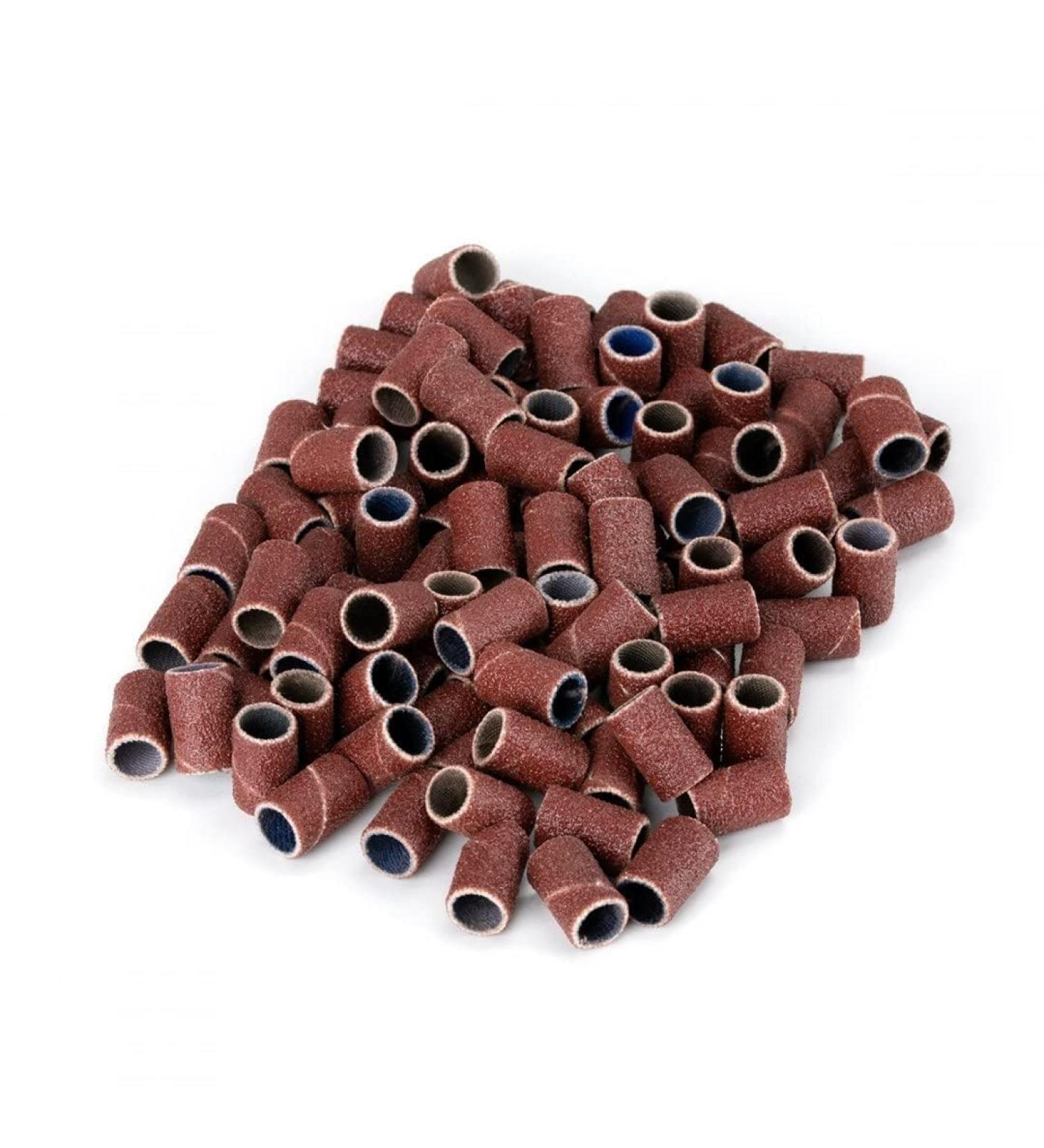 LALILL 100 Pieces Sanding Caps Grit 120 - Sanding Sleeves Sanding Belts Drill Sanding Abrasive Caps - Foot Care Bands Mandrell Nail Cutter - Attachment for Manicure Pedicure Nail Art Nail Care - Buy Online on GoSupps.com