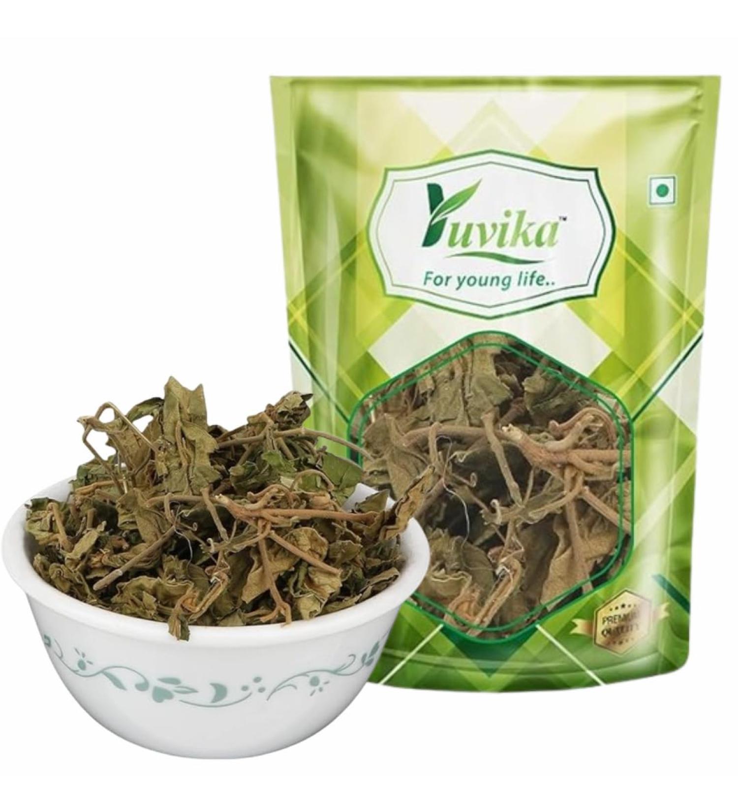 Gurmar Leaves - Gudmar Leaves - Gymnema Sylvestre - Periploca Of The Woods (100g X 1 Pack)