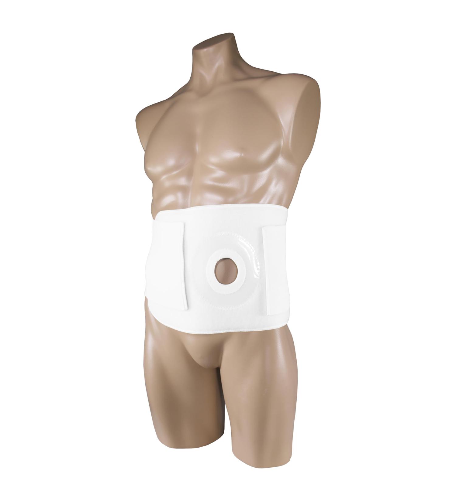 OTC Ostomy Abdominal Binder - Stoma Support & Hernia Colostomy - X-Large 9 Belt 2 Opening Pad | International Shipping - Buy Online on GoSupps.com