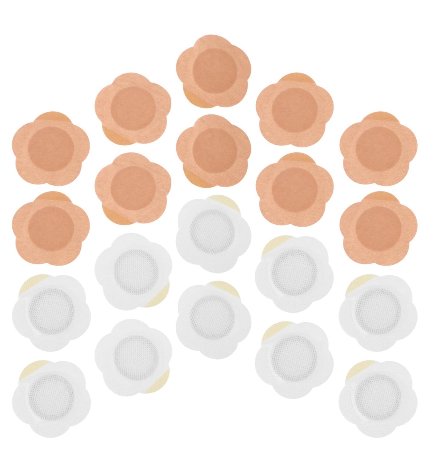 Healeved 40 Pieces Castor Oil Paste Caster Oil Knee Pads AntiLeakage Belly Protectors Feet Caster Oil Wrap for Belly Oil Patches for Navel Belly Patches - Buy Online on GoSupps.com