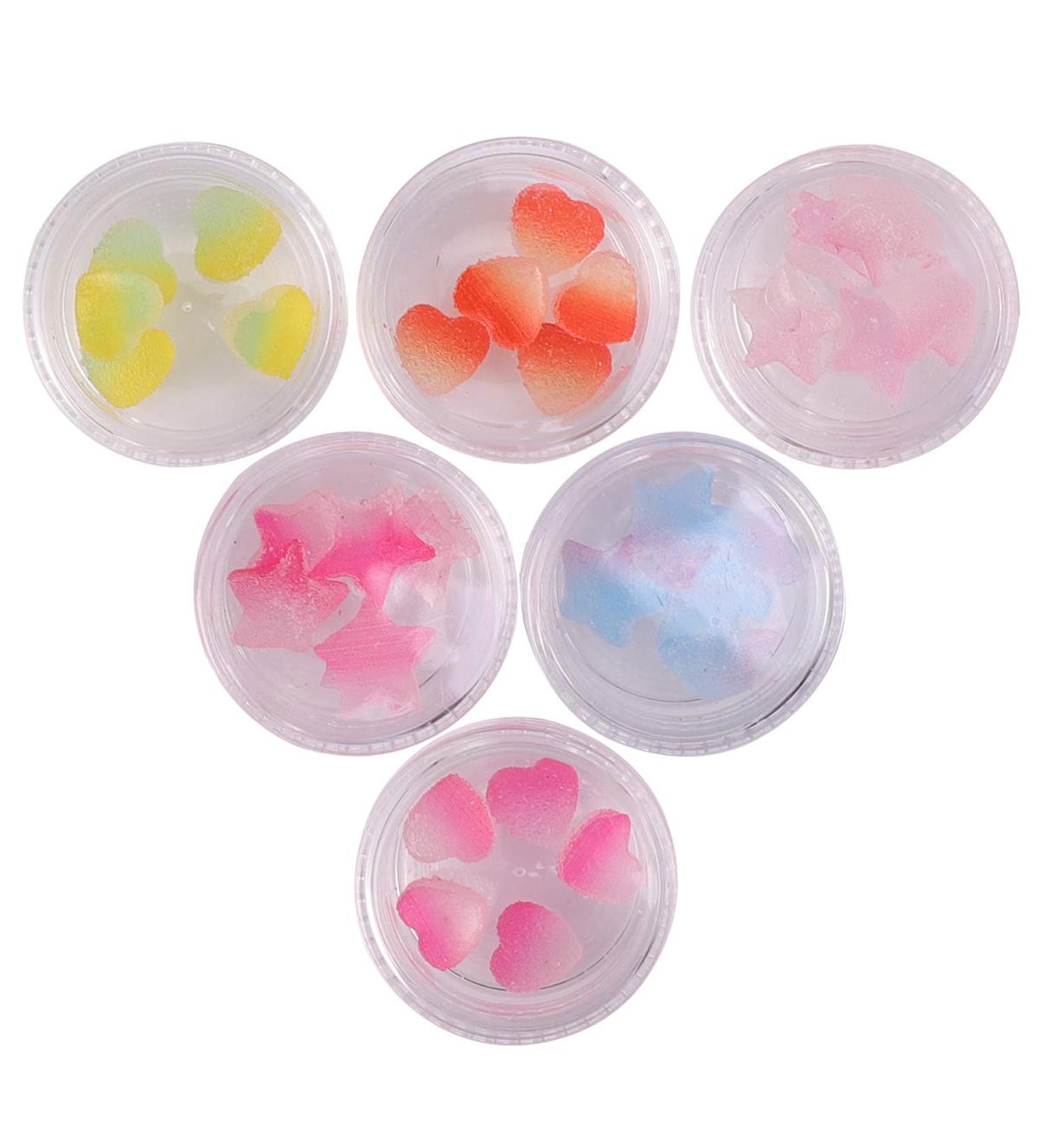 Phone Stickers Set: Resin Buttons, Nail Gems, Clay Beads - DIY Nail Art Accessories for 3D Manicure (Style 1) - Buy Online on GoSupps.com