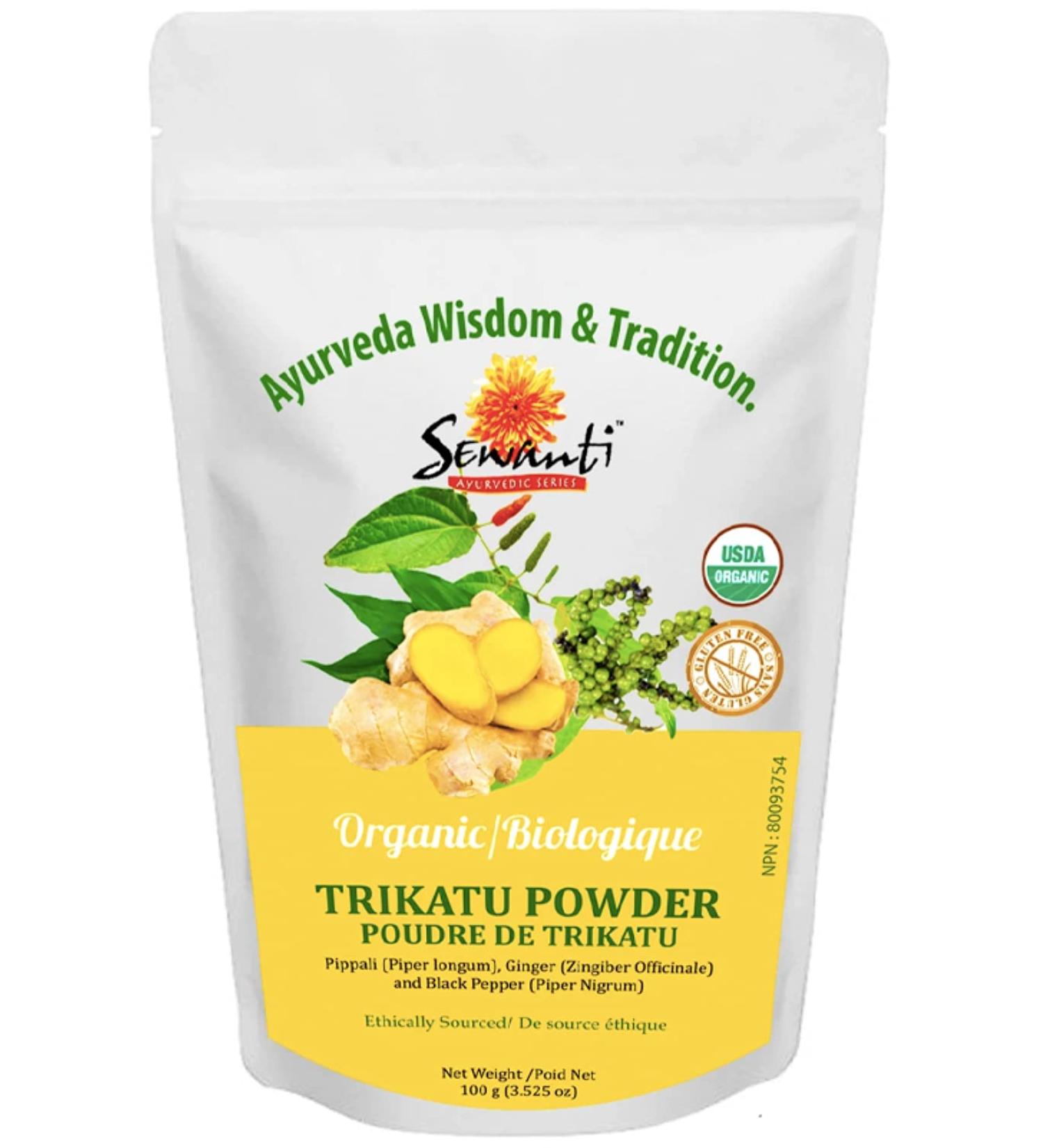 Sewanti Organic Trikatu Powder NPN 80093754 100g - Buy Online on GoSupps.com