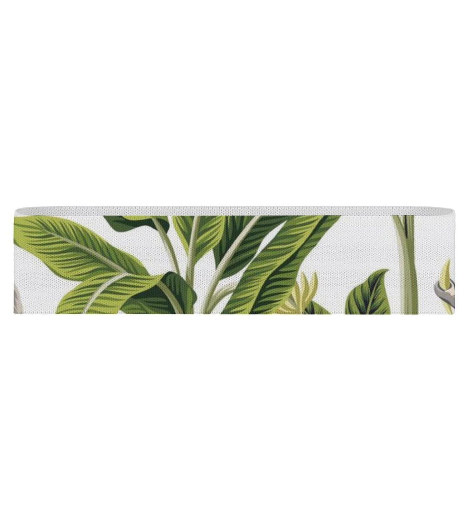 Buy Palm Leaf Sloth Resistance Bands - Non-Slip Booty & Yoga Straps for Effective Workouts & Physical Therapy - Buy Online on GoSupps.com