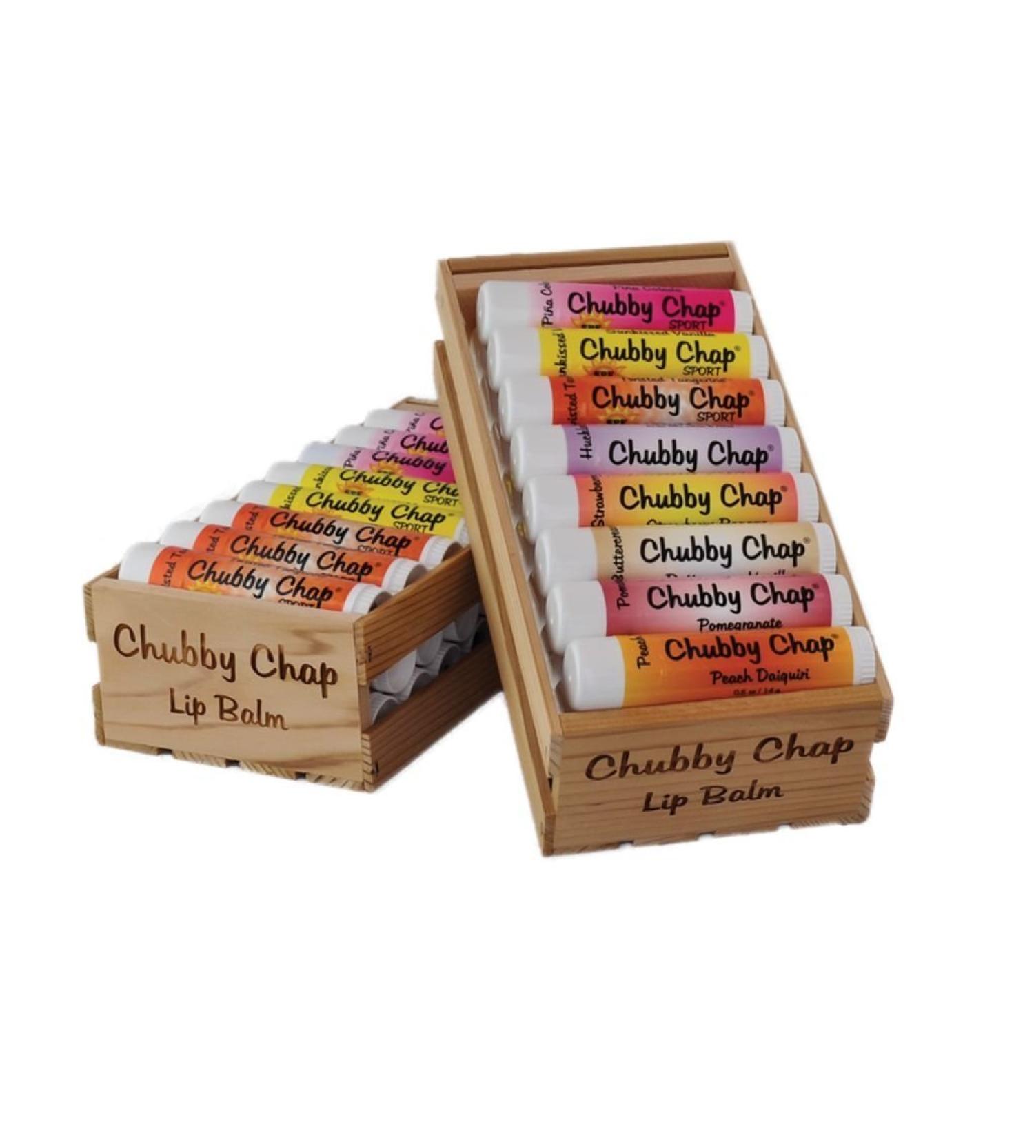 Chubby Jumbo Natural Chapstick - .5 Ounce Lip Balm (Peach Daiquiri)