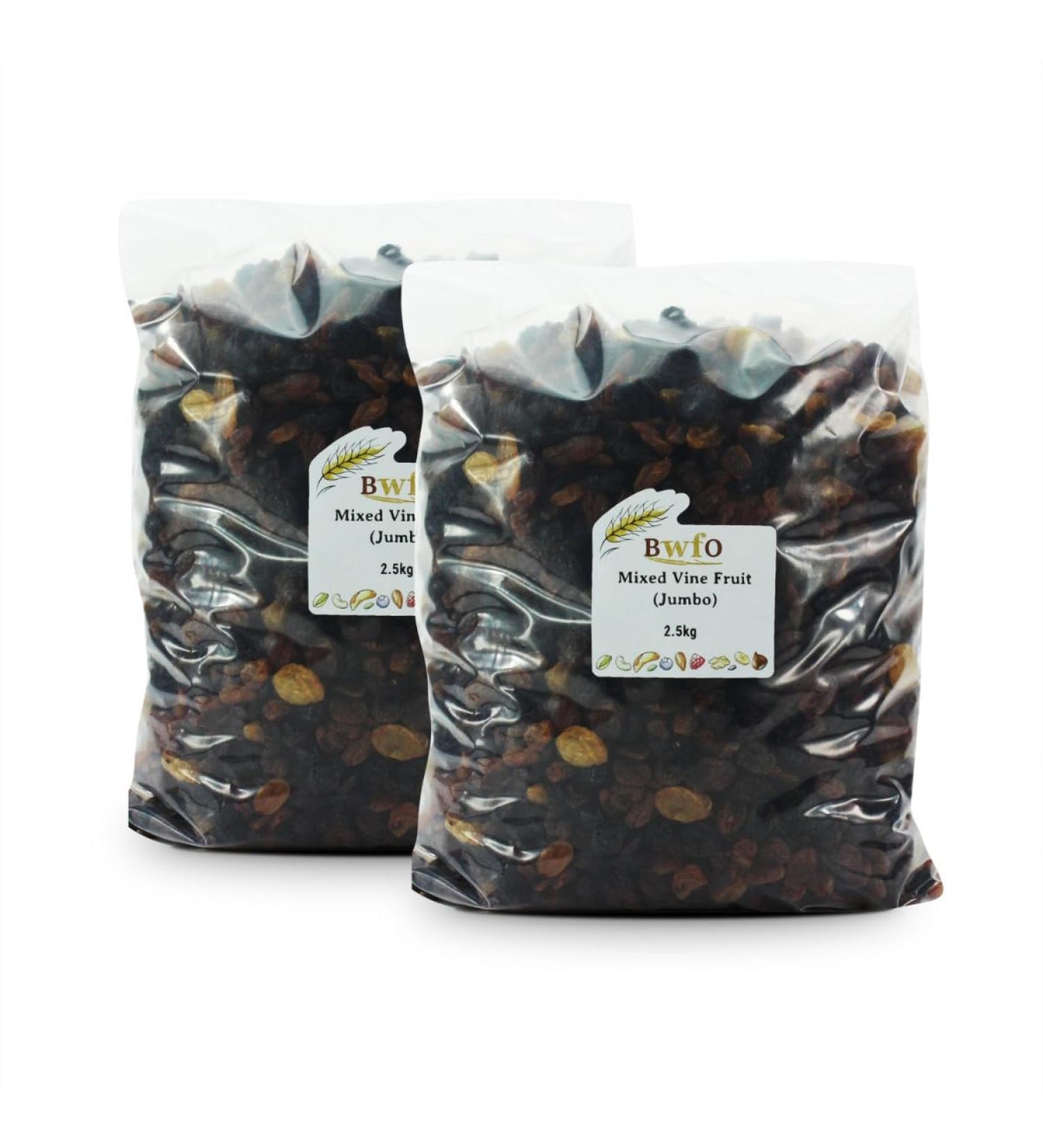 Mixed Vine Fruit (Jumbo) 5kg (BWFO)