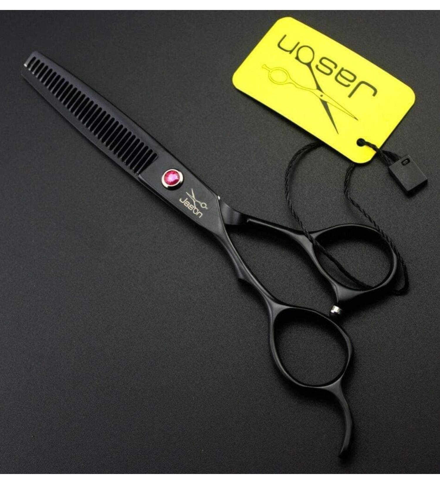 Retro Barber Scissors Luxury Hair Scissors 6 Inch Professional Japanese Scissors Professional Hairdressing Scissors Purple Professional Hairdressing Scissors(Color:E Size:Flat Cut 6 inch) Flat cut 6 inch E