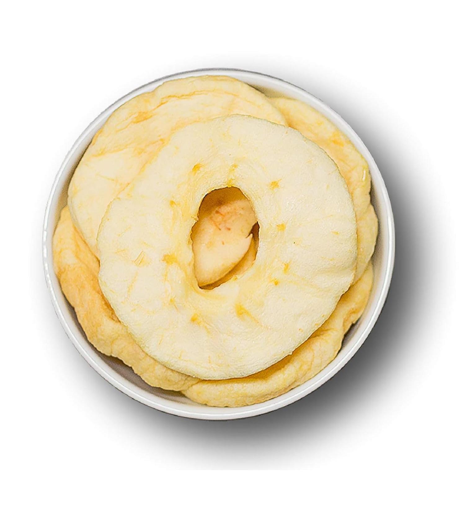  1001 Frucht 1001 Fruit Dried Apple Rings with No Added Sugar | 500g of Sweet Apple Chips with No Added Sugar | Vegan and Healthy | Dried Apple Dried Fruit for Athletes - Buy Online on GoSupps.com