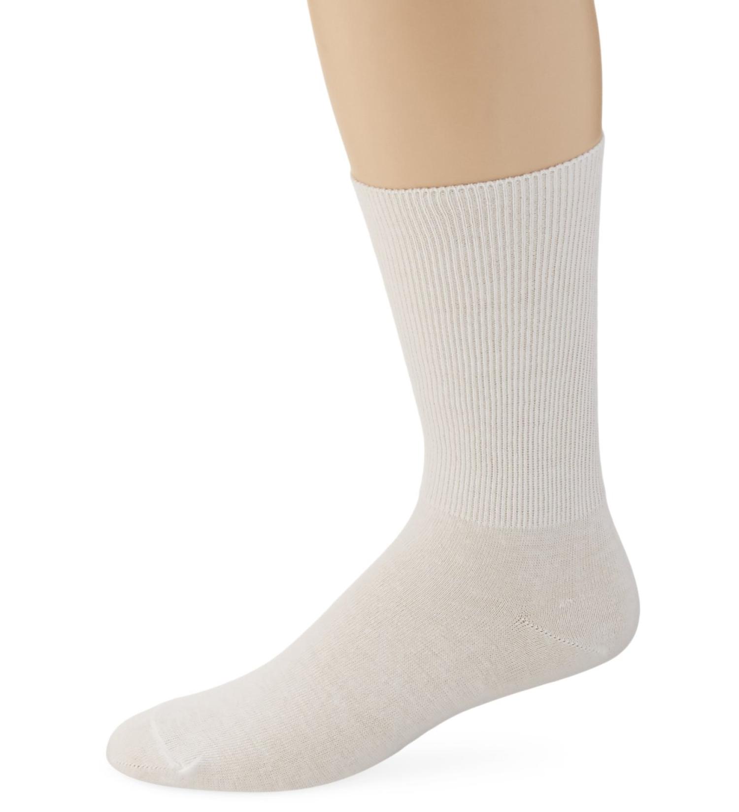 Sammons Preston 61706 100% Cotton Oversized Lightweight & Comfortable Socks Women Medium/Large