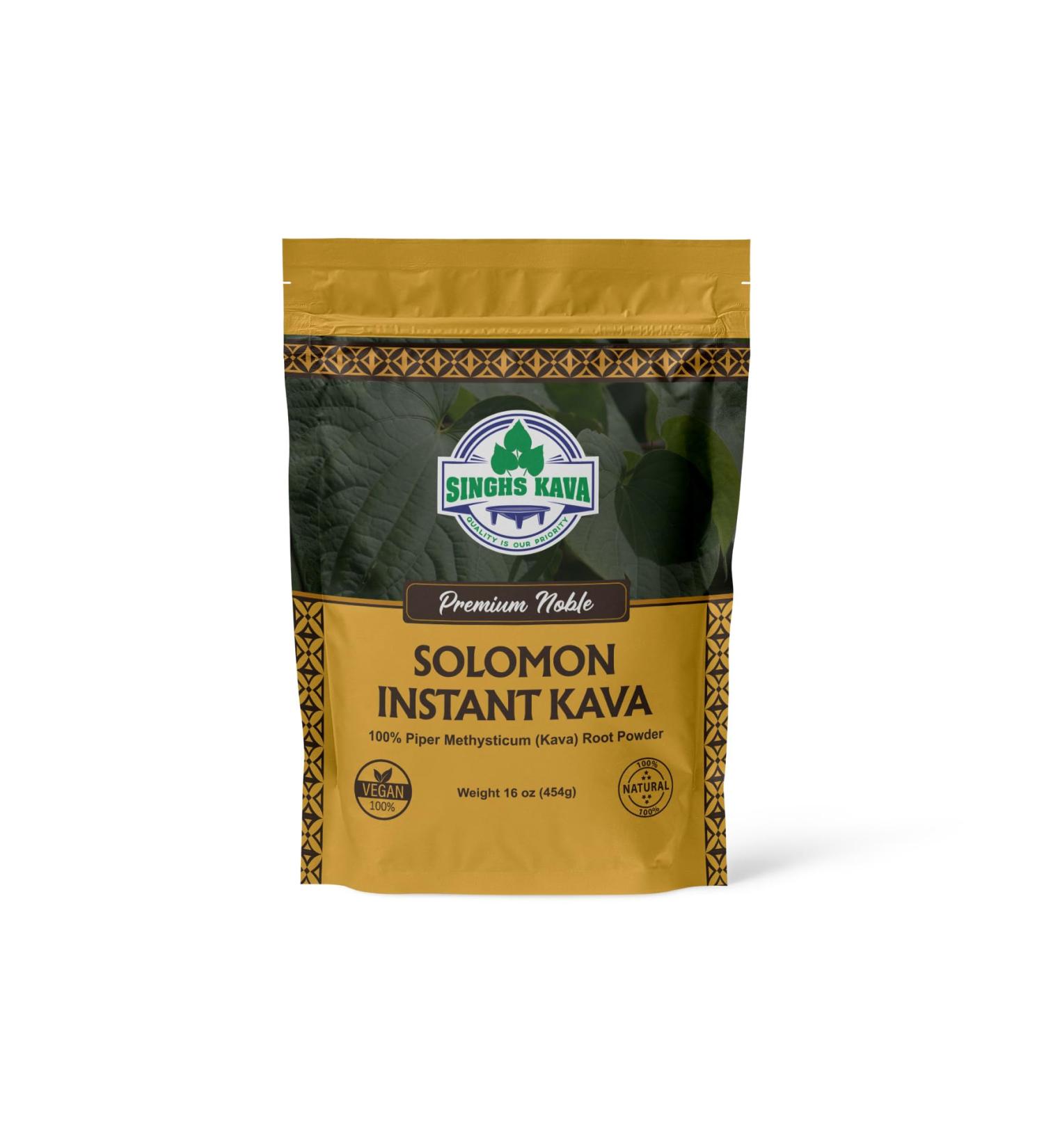 Micronized Instant Kava Powder-Solomon Kava (16 oz) - Buy Online on GoSupps.com