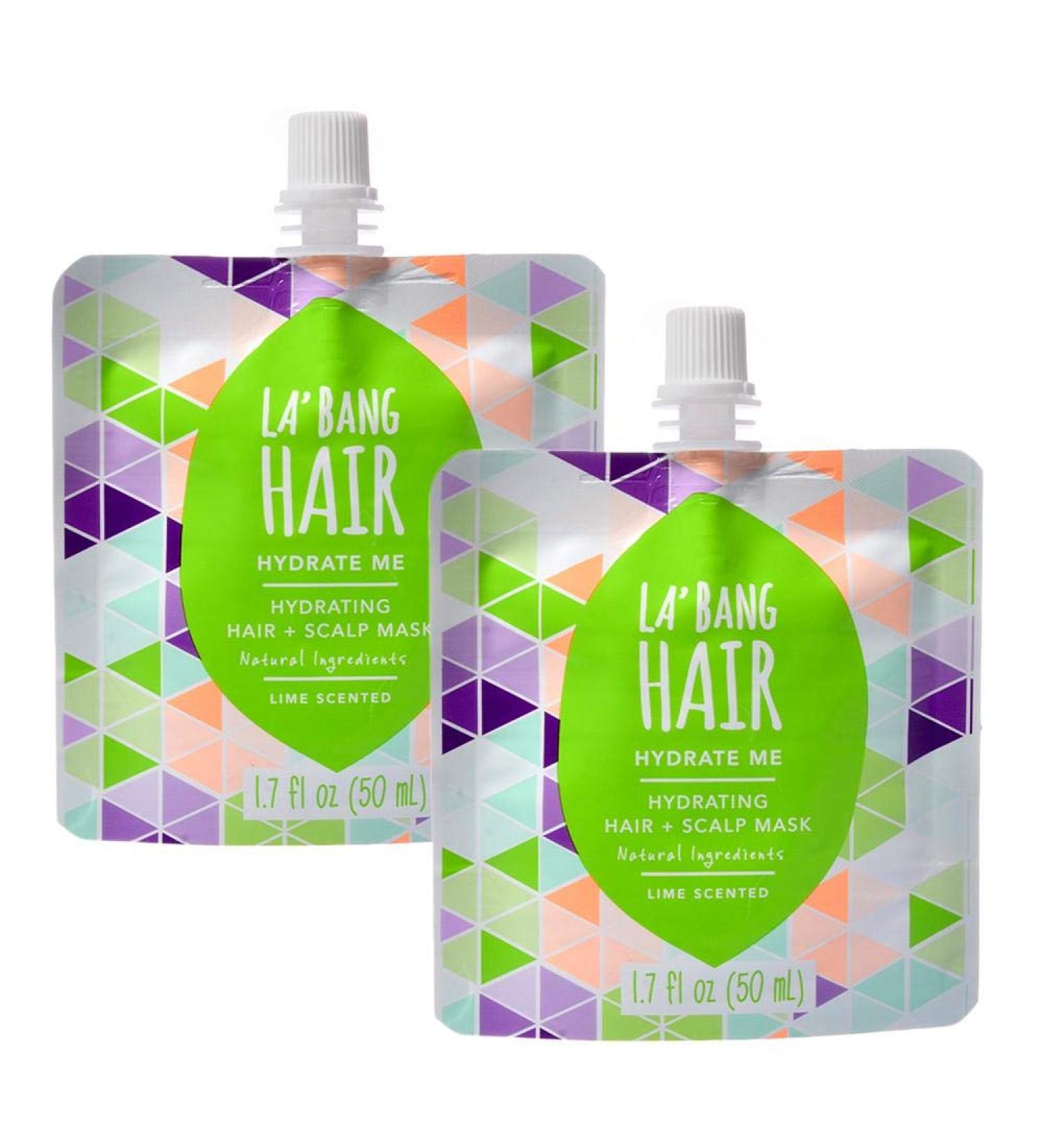 La Bang Body Repair Me Lime Hair Mask - Natural Vegan Ingredients - 2 Packs 1.7 Fl. Oz./50ml