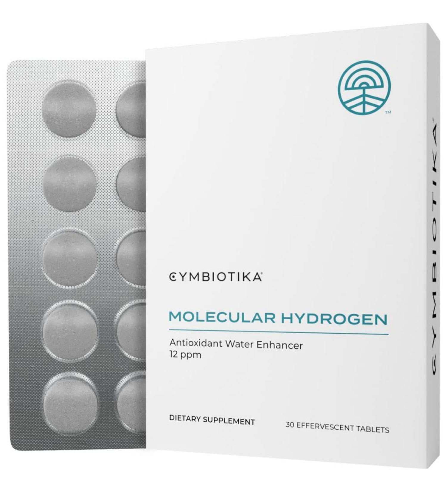 CYMBIOTIKA Molecular Hydrogen Water Tablets with Magnesium Energy Boost Gluten Free Keto Antioxidant Drink Fast Dissolving Supplements Helps Fight Inflammation & Stress 30 Tablets 12 ppm - Buy Online on GoSupps.com
