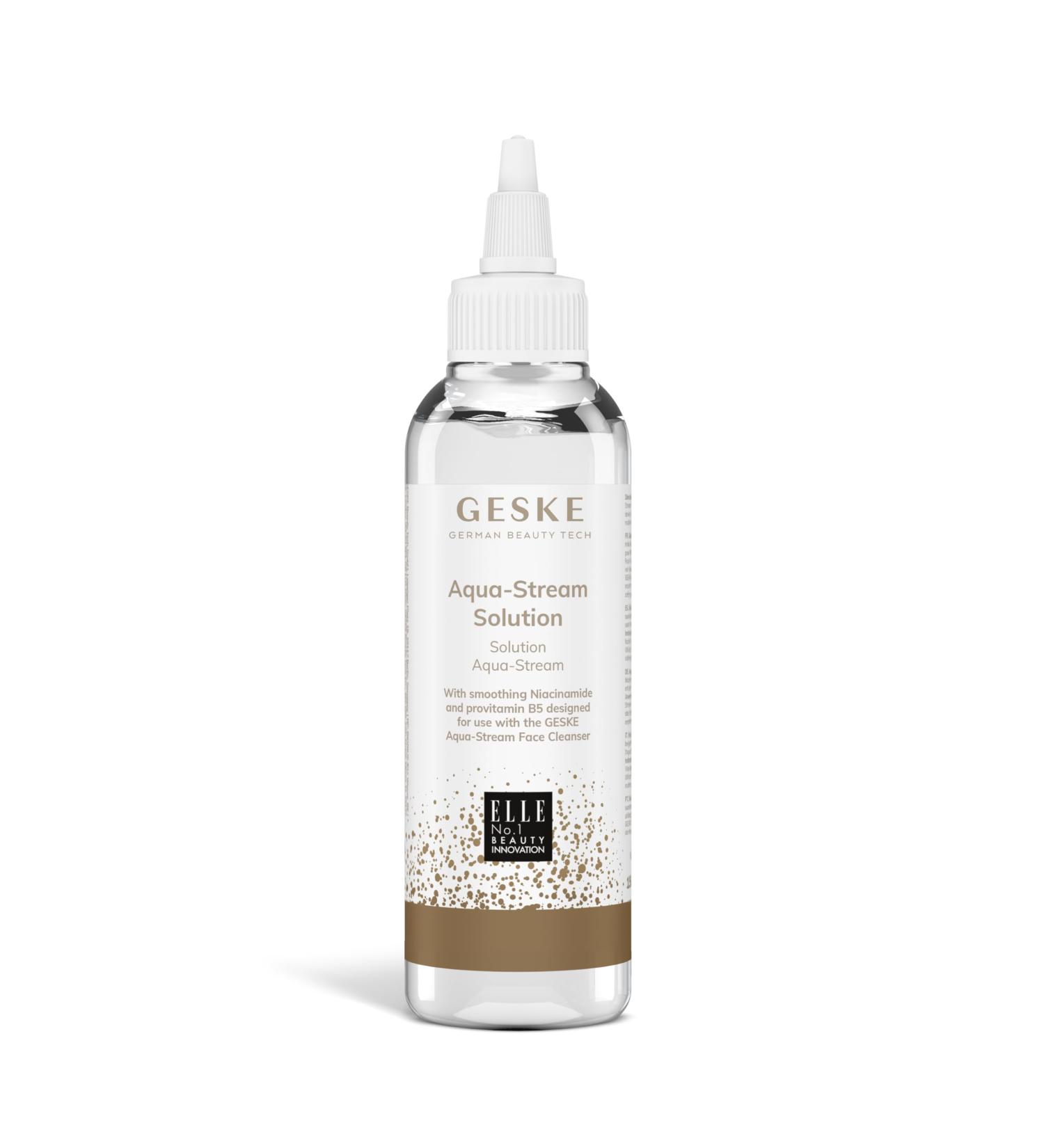 GESKE Aqua-Stream Solution | Use with our Aqua-Stream Face Cleanser | Cleansing Solution with Niacinamide & Panthenol | Soothing Formula | Combats Impurities | All Skin Types - Buy Online on GoSupps.com