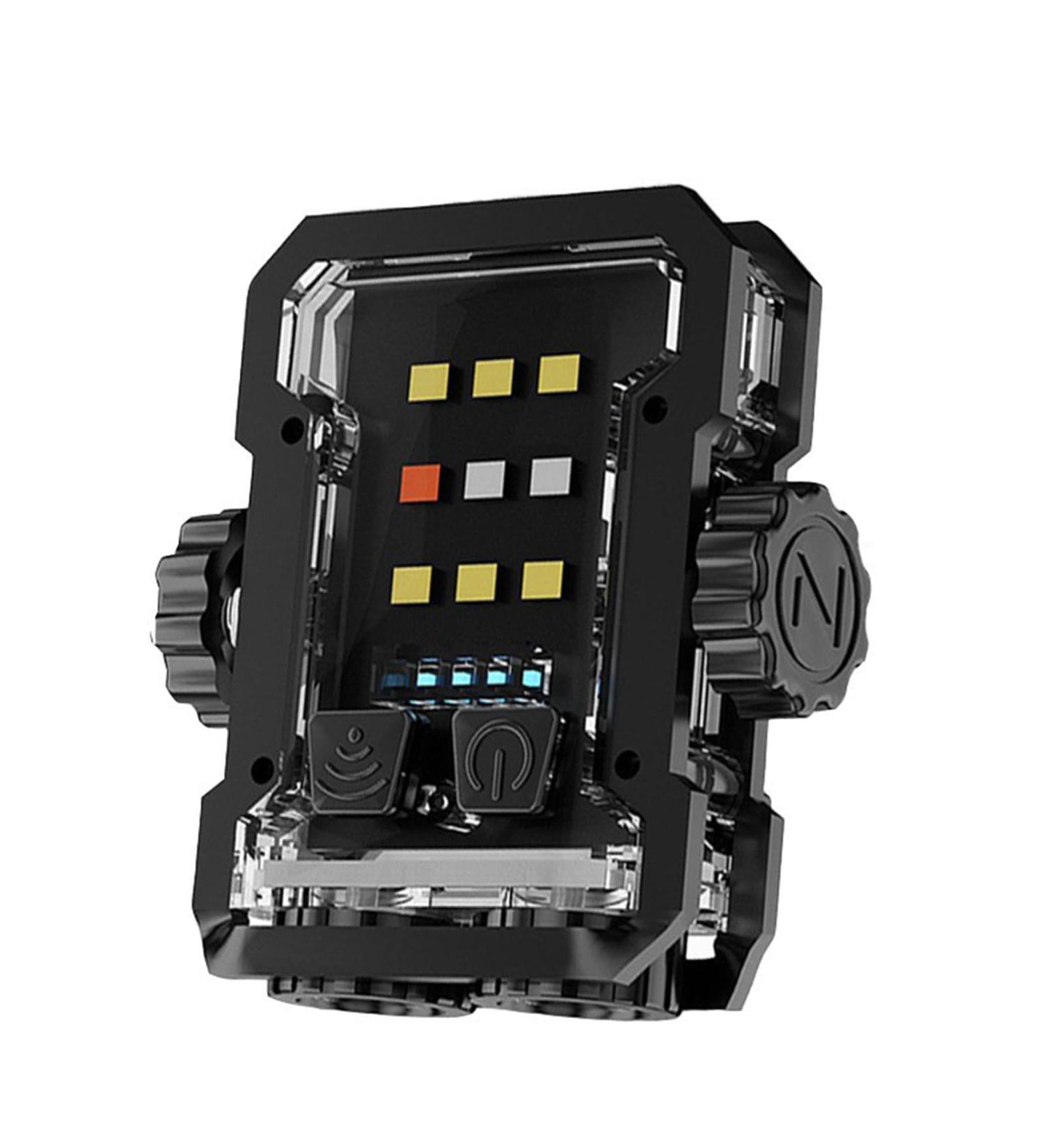 LED Key Chain Light Mini Keychain Flashlight with Clip 6 Gears Rechargeable Small Multi-Use Waterproof Light for Work Car Repair Emergency Black - Buy Online on GoSupps.com