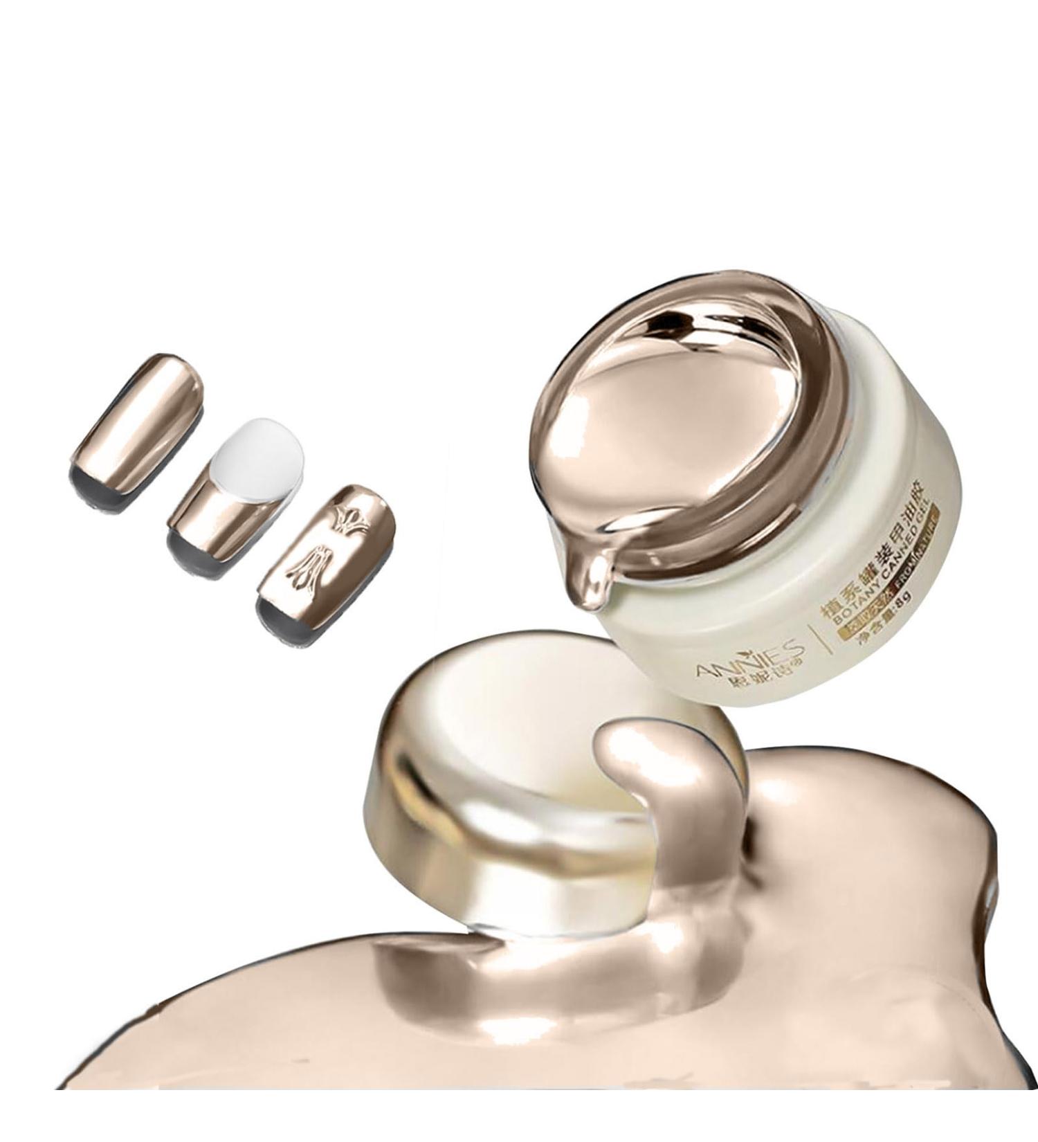 Metallic Painting Gel for Nails Mirror Metallic Nail Polish Silver Gold Painted Gel Nail Polish Mirror Nail Polish Gel 3D Metal Mirror Effect Premium Salon Manicure Pigments (Gold) - Buy Online on GoSupps.com