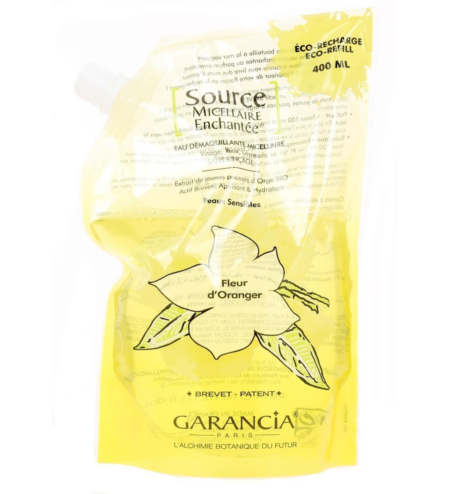 Garancia Source Micellaire Enchant e Micellar Cleansing Water Orange Blossom Eco-Refill 400ml